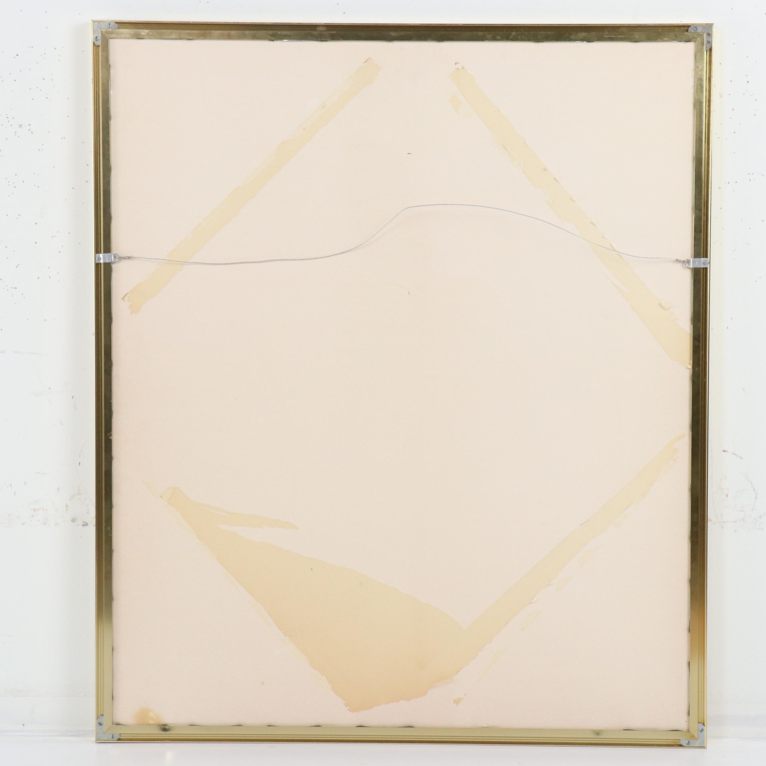 Melanie Taylor Kent Serigraph "Let the Games Begin," 1984