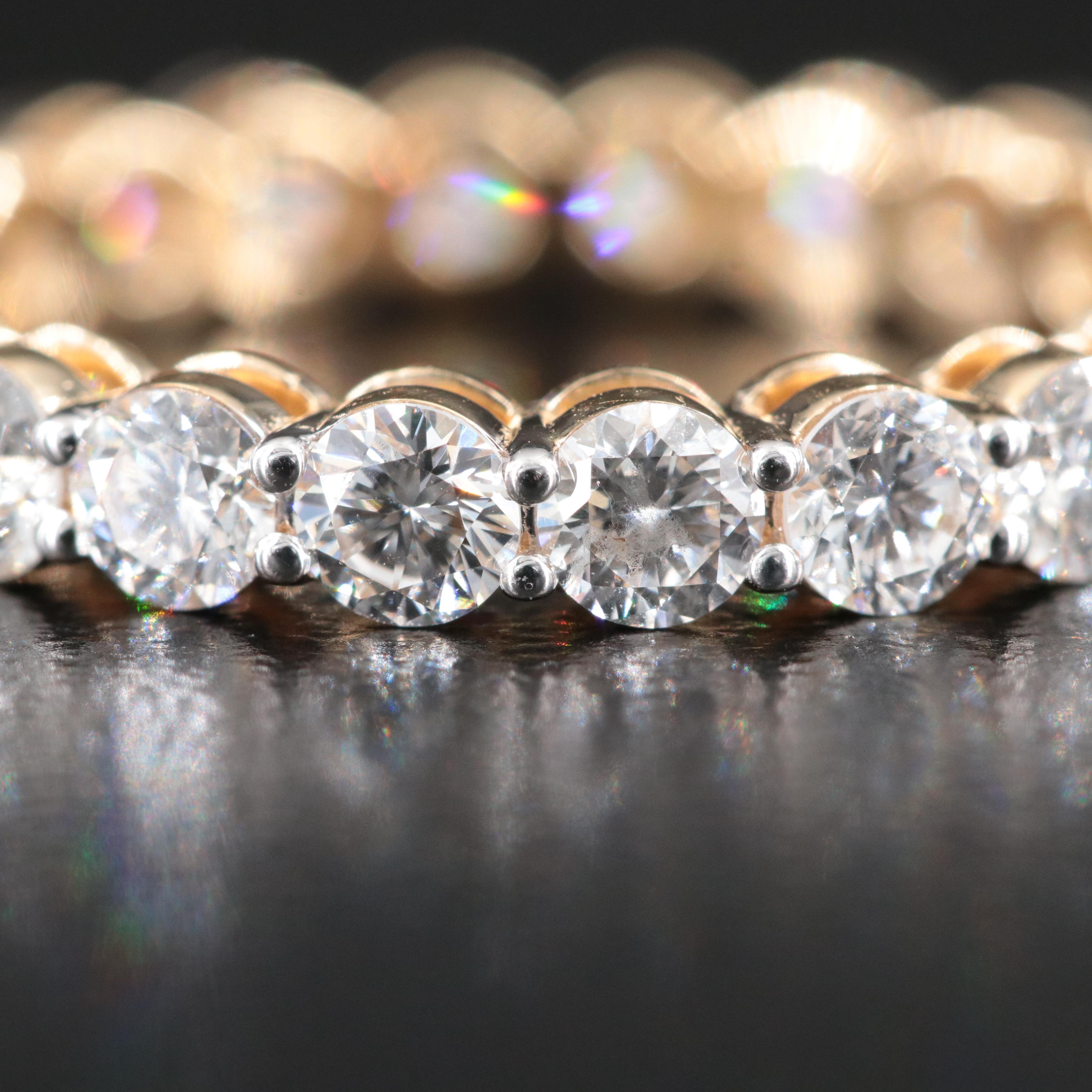 14K 2.23 CTW Lab Grown Diamond Eternity Band