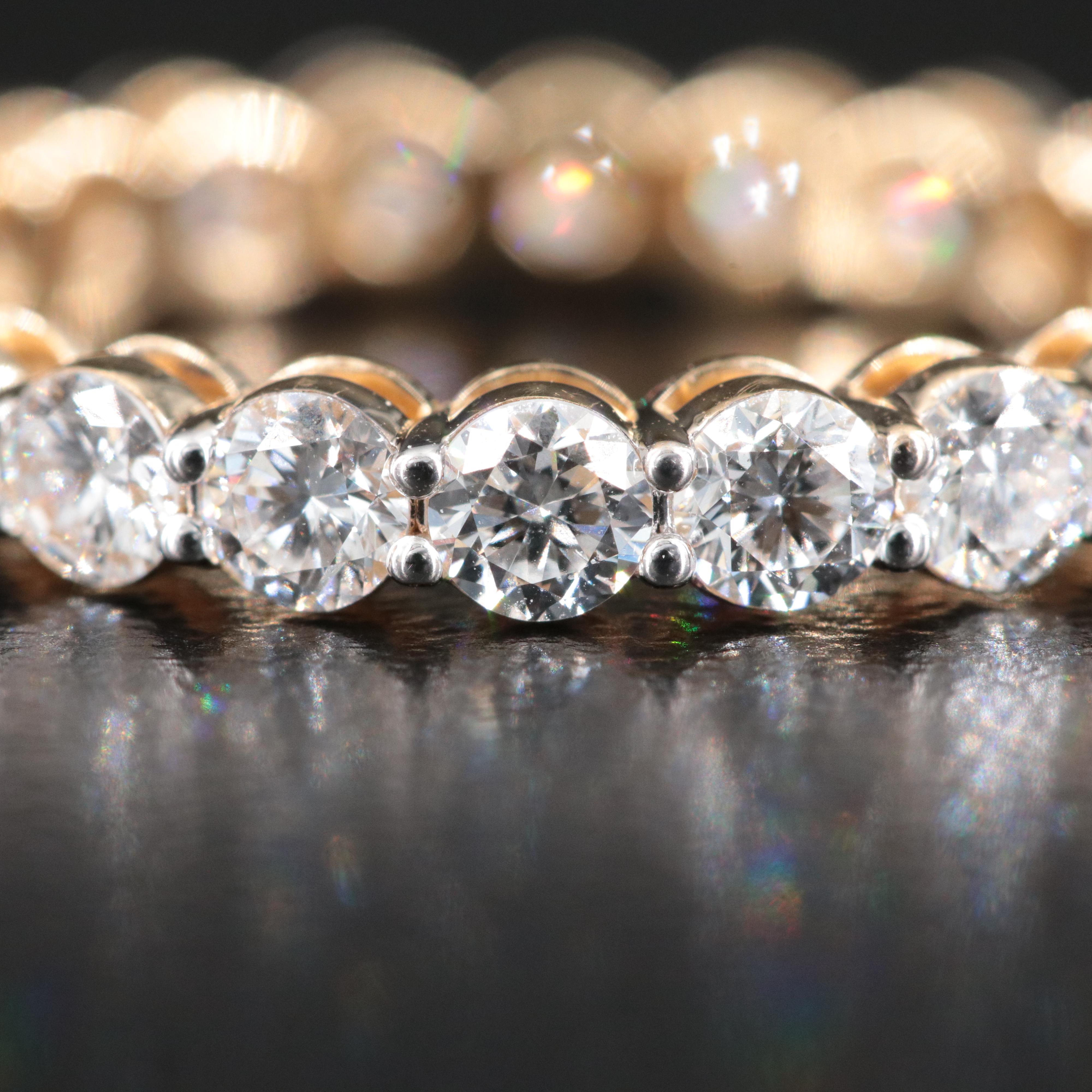 14K 2.23 CTW Lab Grown Diamond Eternity Band