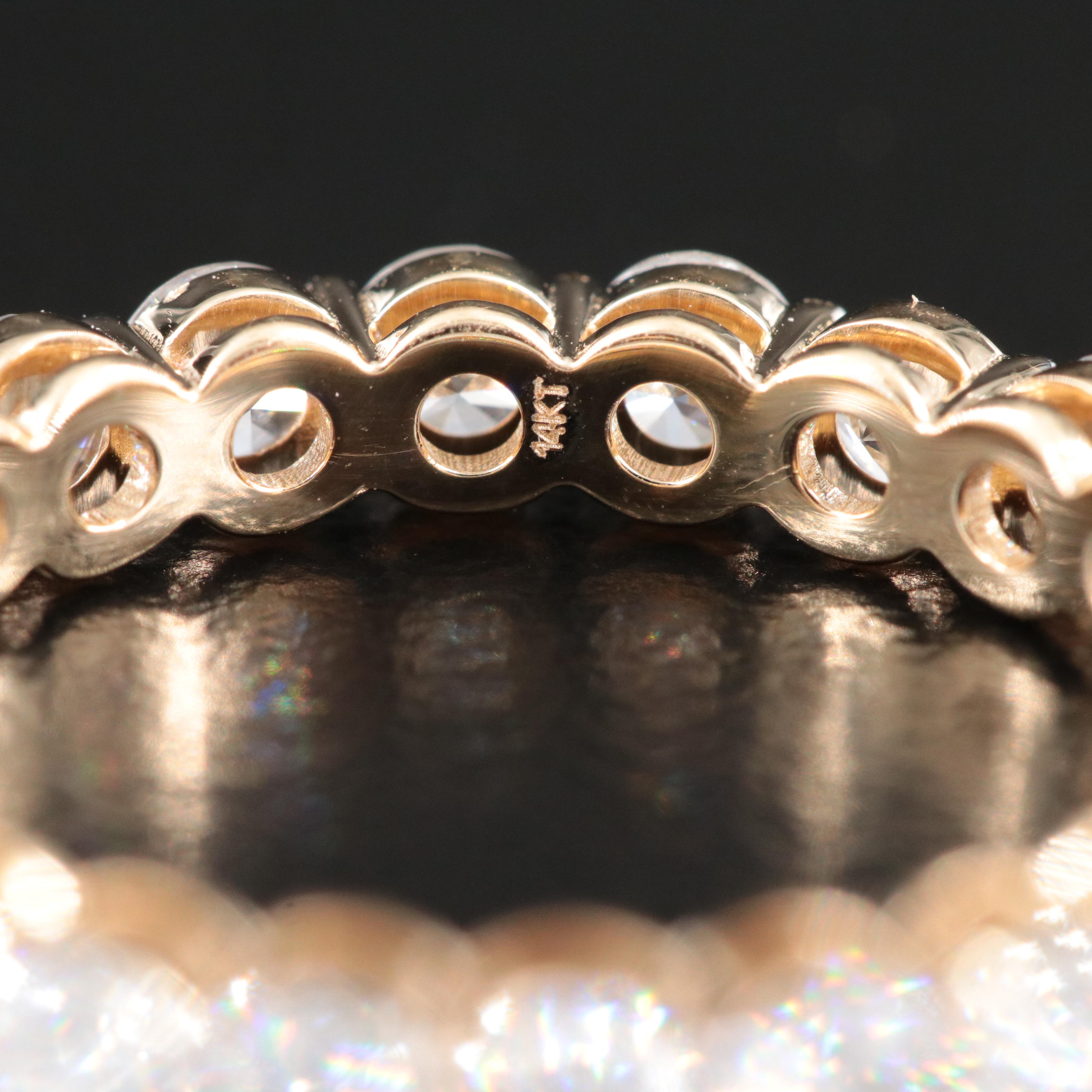 14K 2.23 CTW Lab Grown Diamond Eternity Band