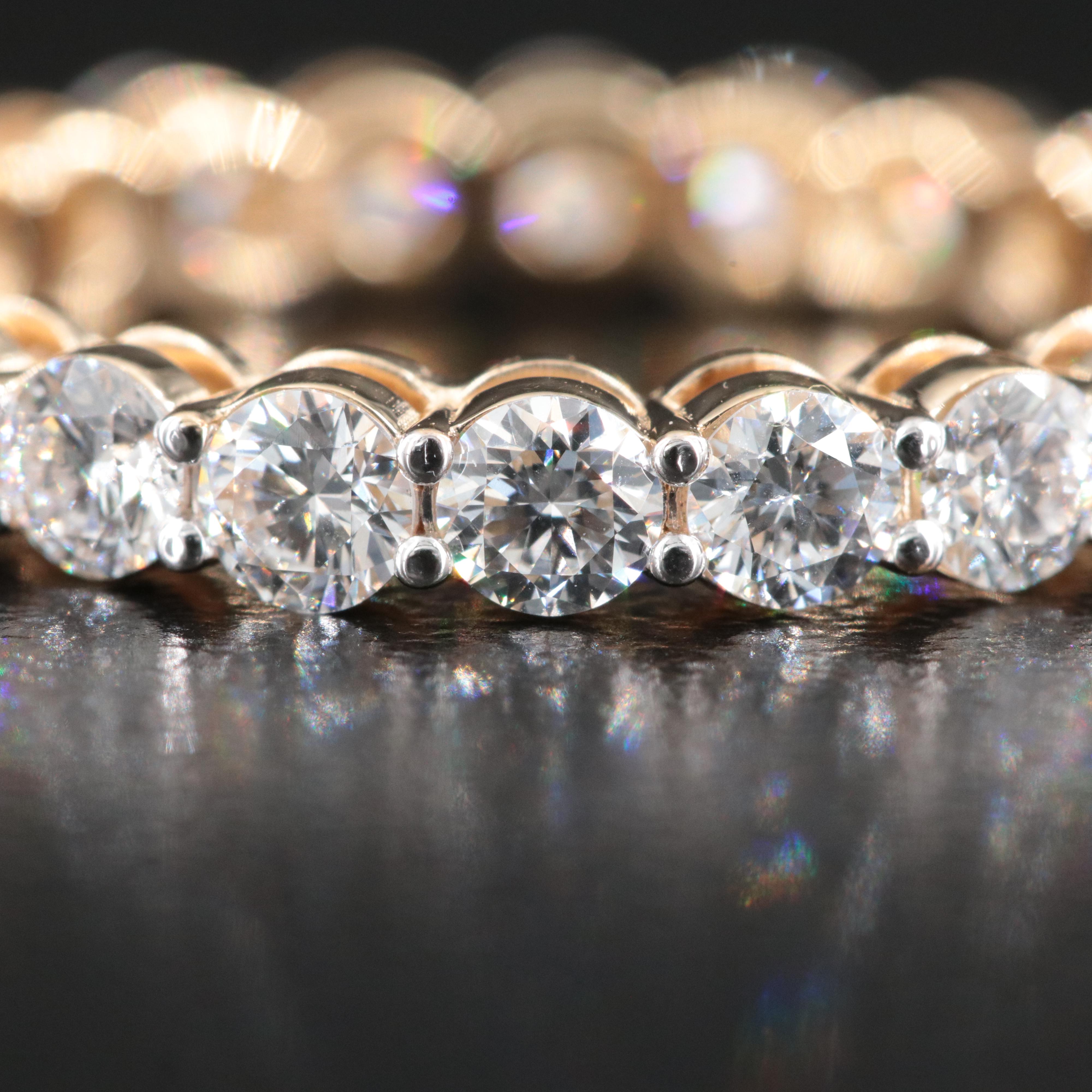 14K 2.21 CTW Lab Grown Diamond Eternity Band