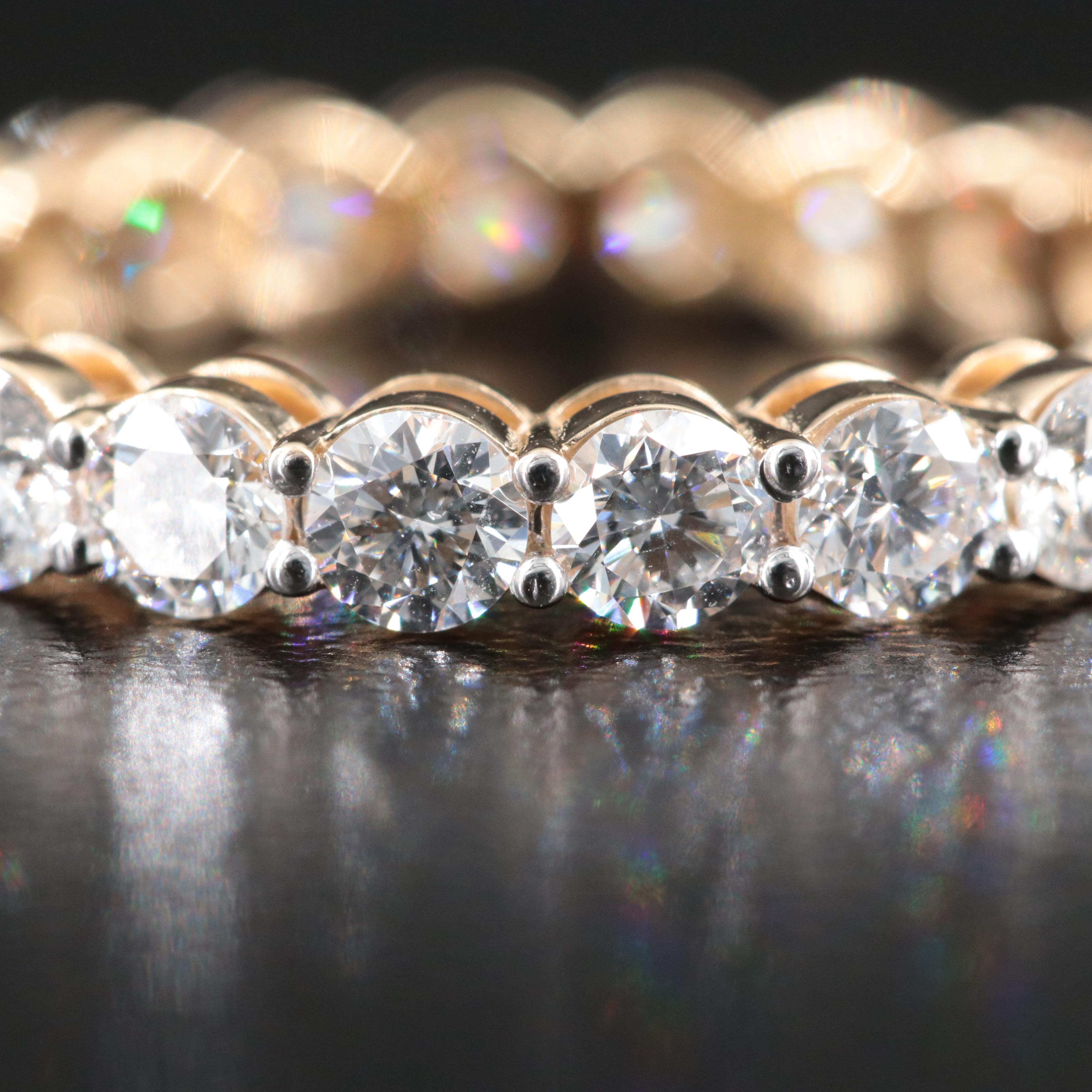 14K 2.21 CTW Lab Grown Diamond Eternity Band