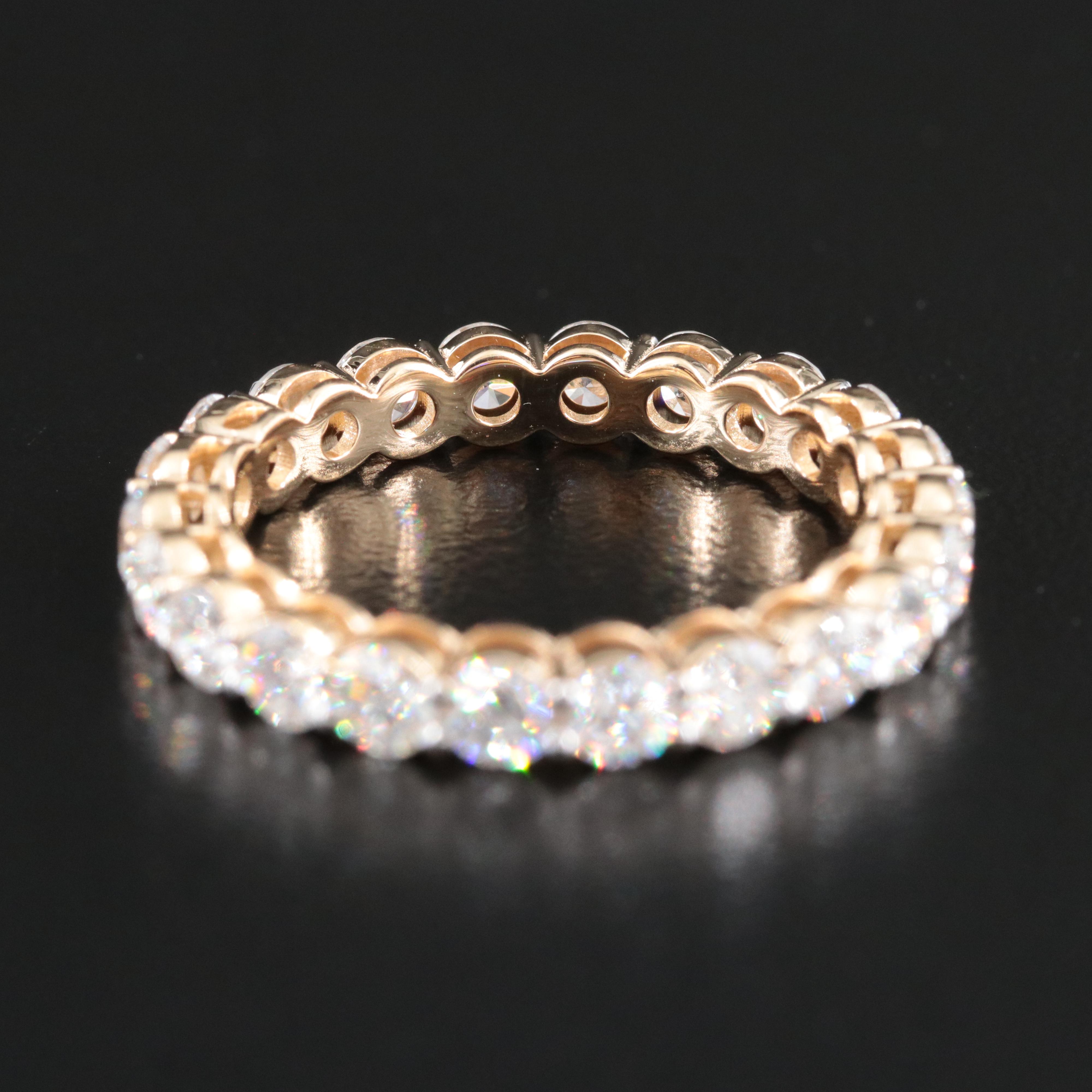 14K 2.21 CTW Lab Grown Diamond Eternity Band