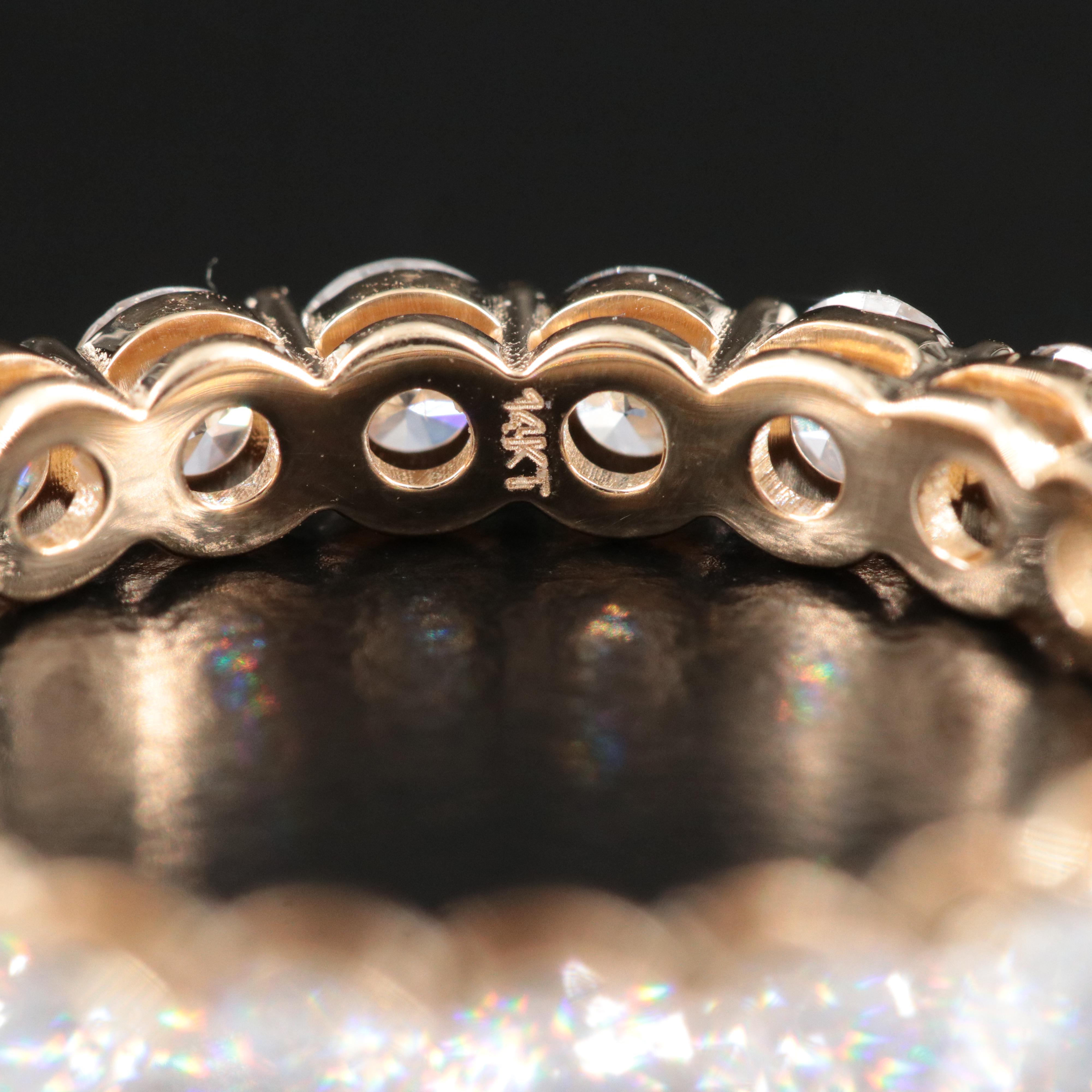 14K 2.21 CTW Lab Grown Diamond Eternity Band