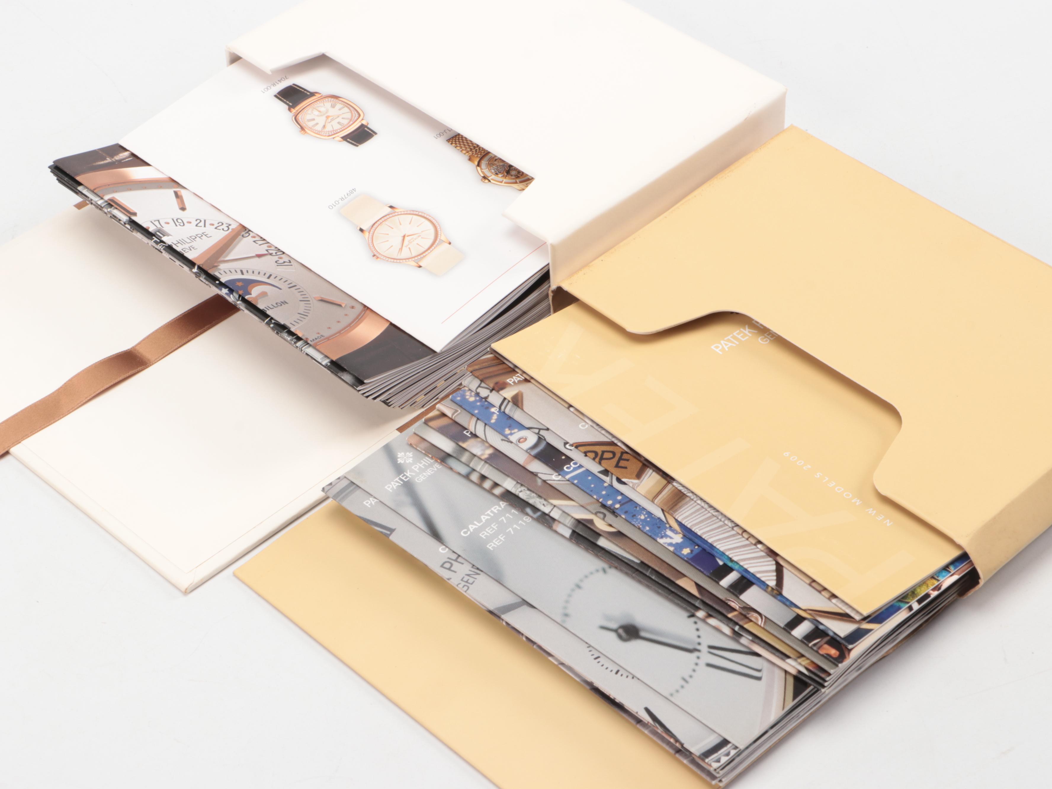 "Patek Philippe Geneve" Watch Catalogs with Postcards