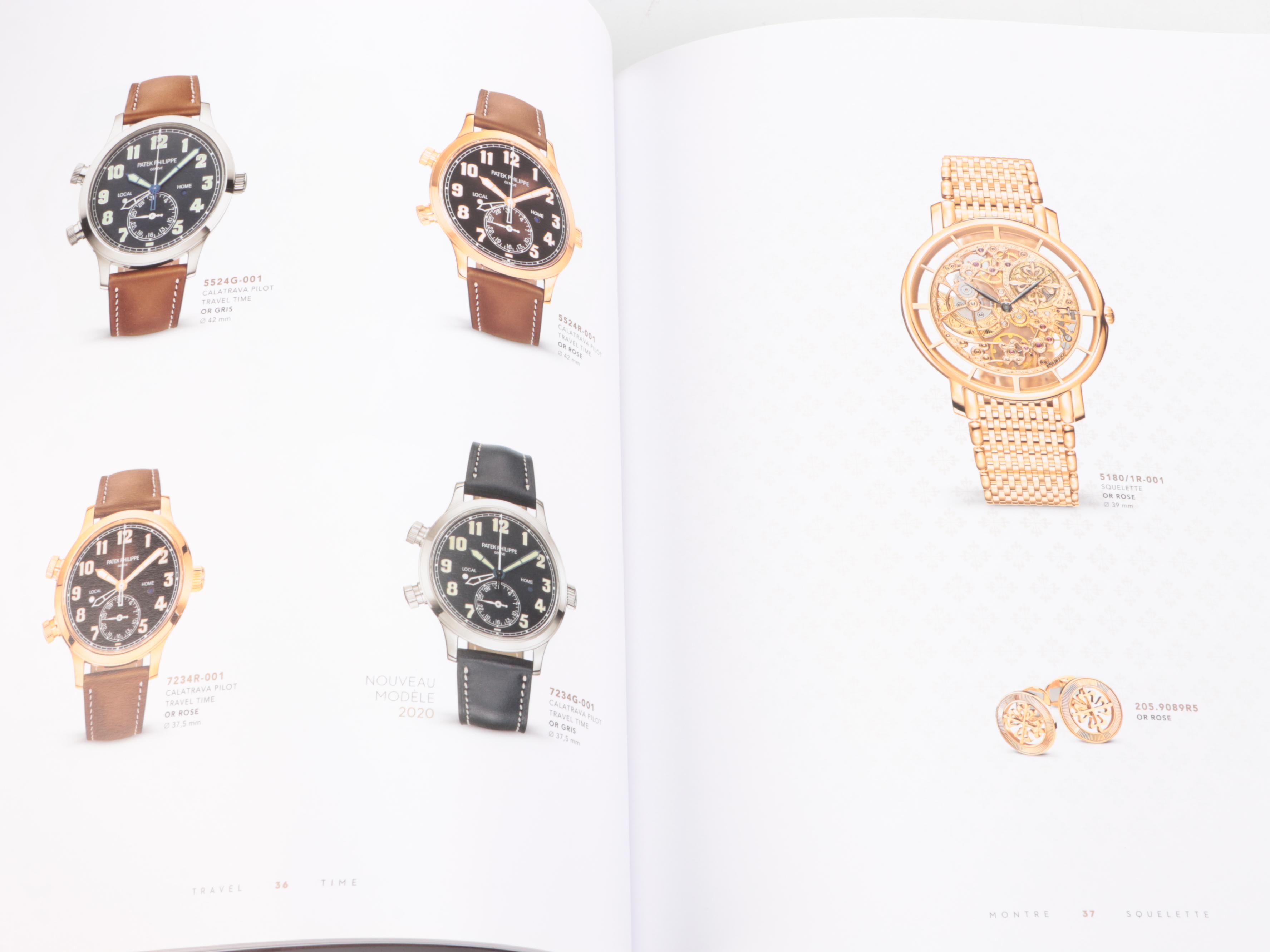 "Patek Philippe Geneve" Watch Catalogs with Postcards