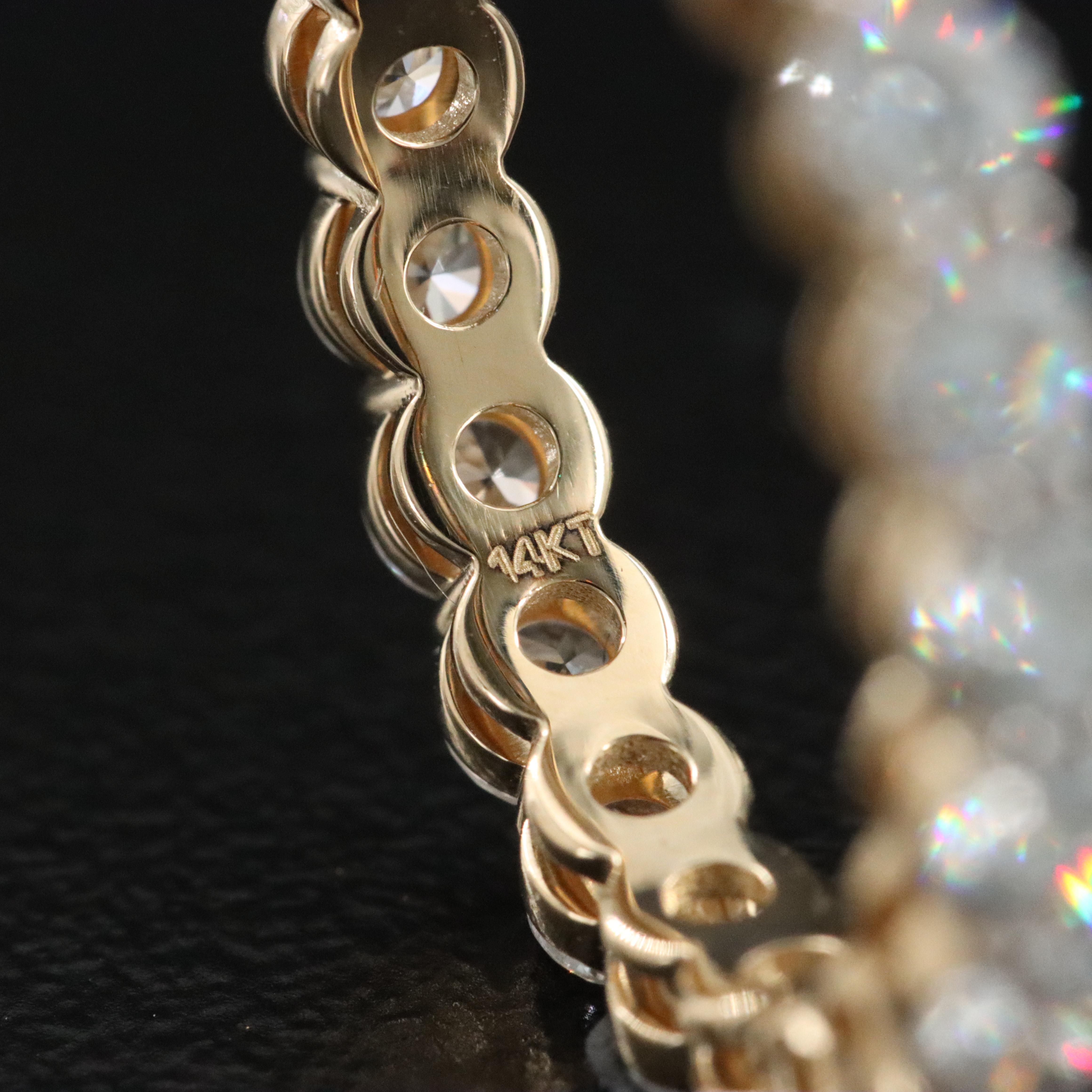 14K 2.22 CTW Lab Grown Diamond Eternity Band