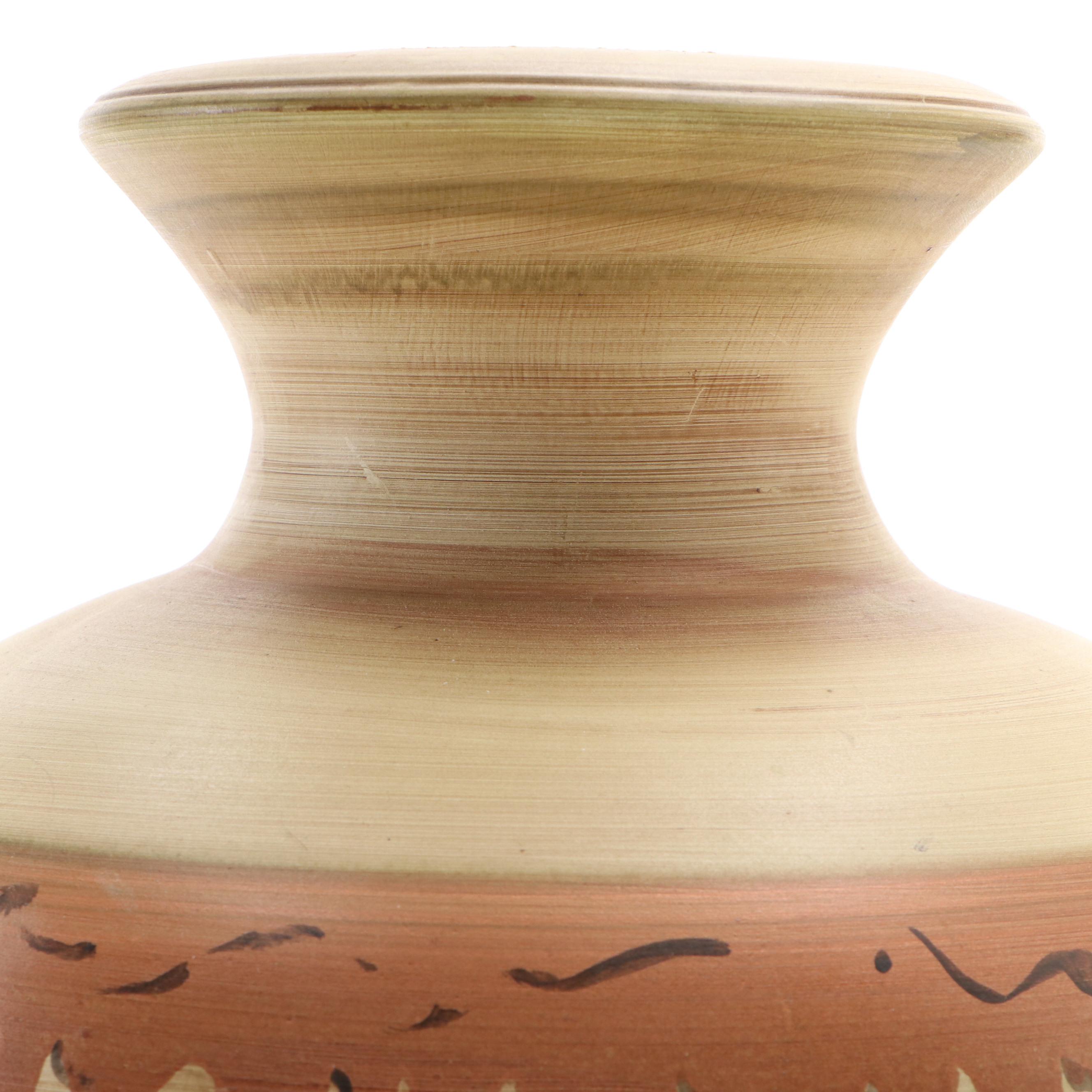 Drip Glazed Ceramic Vase