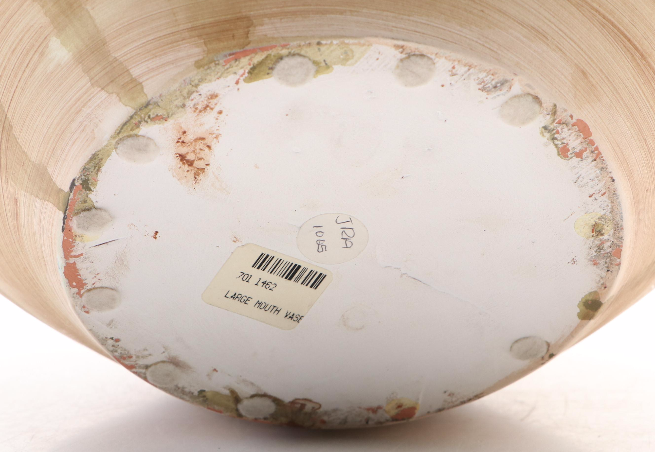 Drip Glazed Ceramic Vase