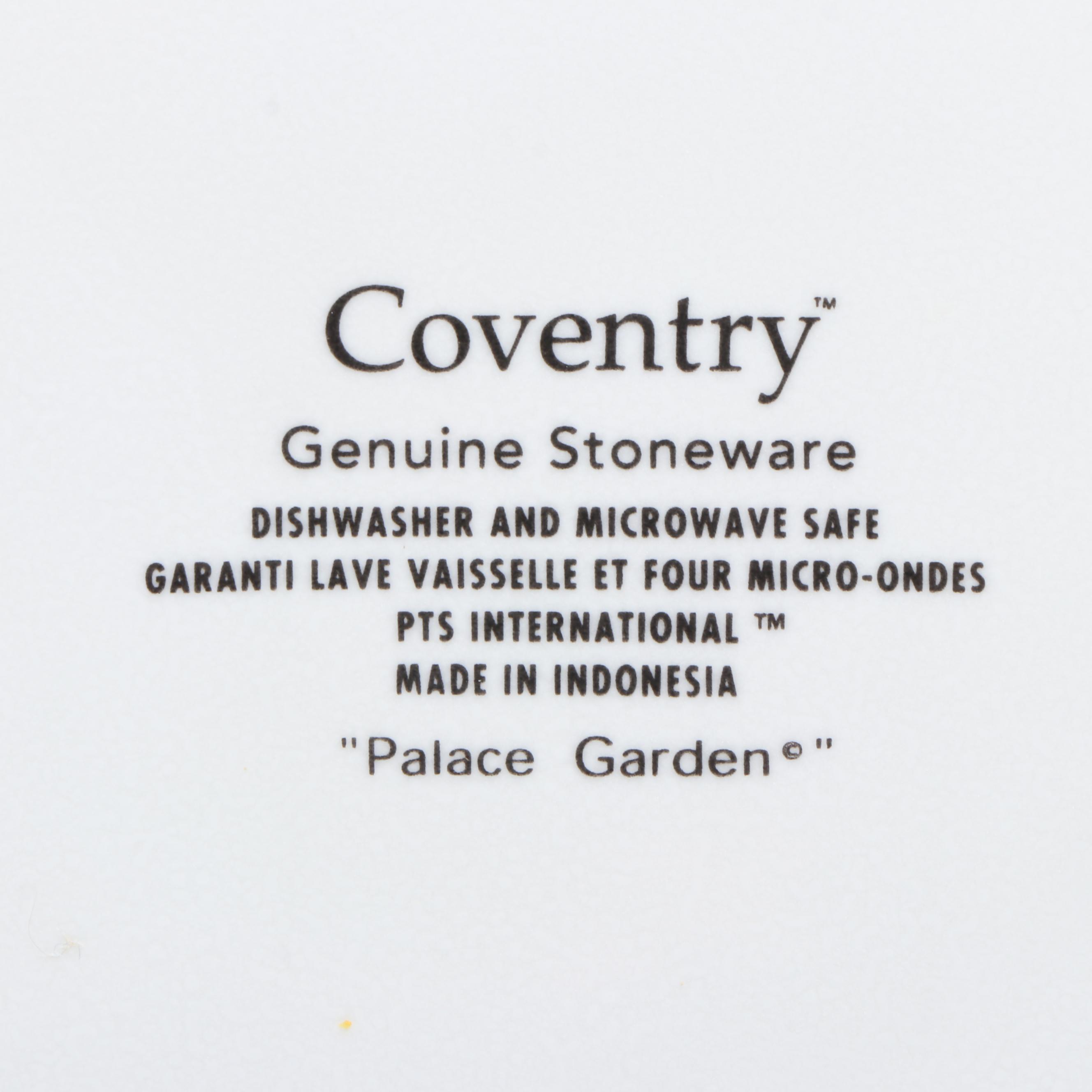 Coventry "Palace Garden" Ceramic Dinnerware, 1991–2001