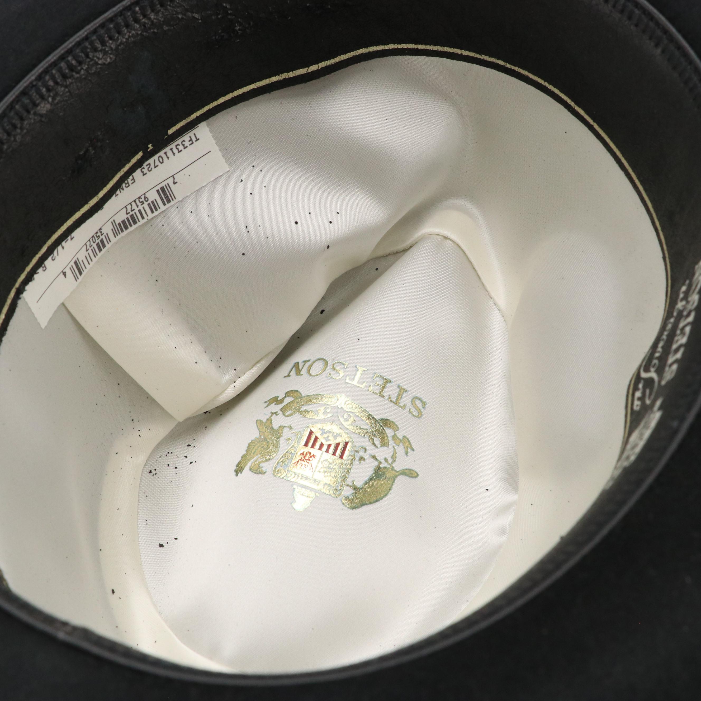 Stetson The Sovereign Firenze Fur Felt Fedora with Hat Box