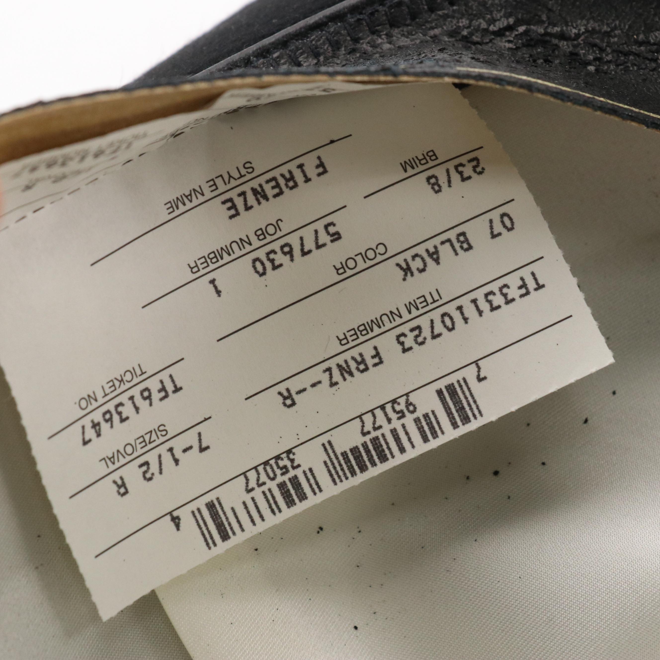 Stetson The Sovereign Firenze Fur Felt Fedora with Hat Box