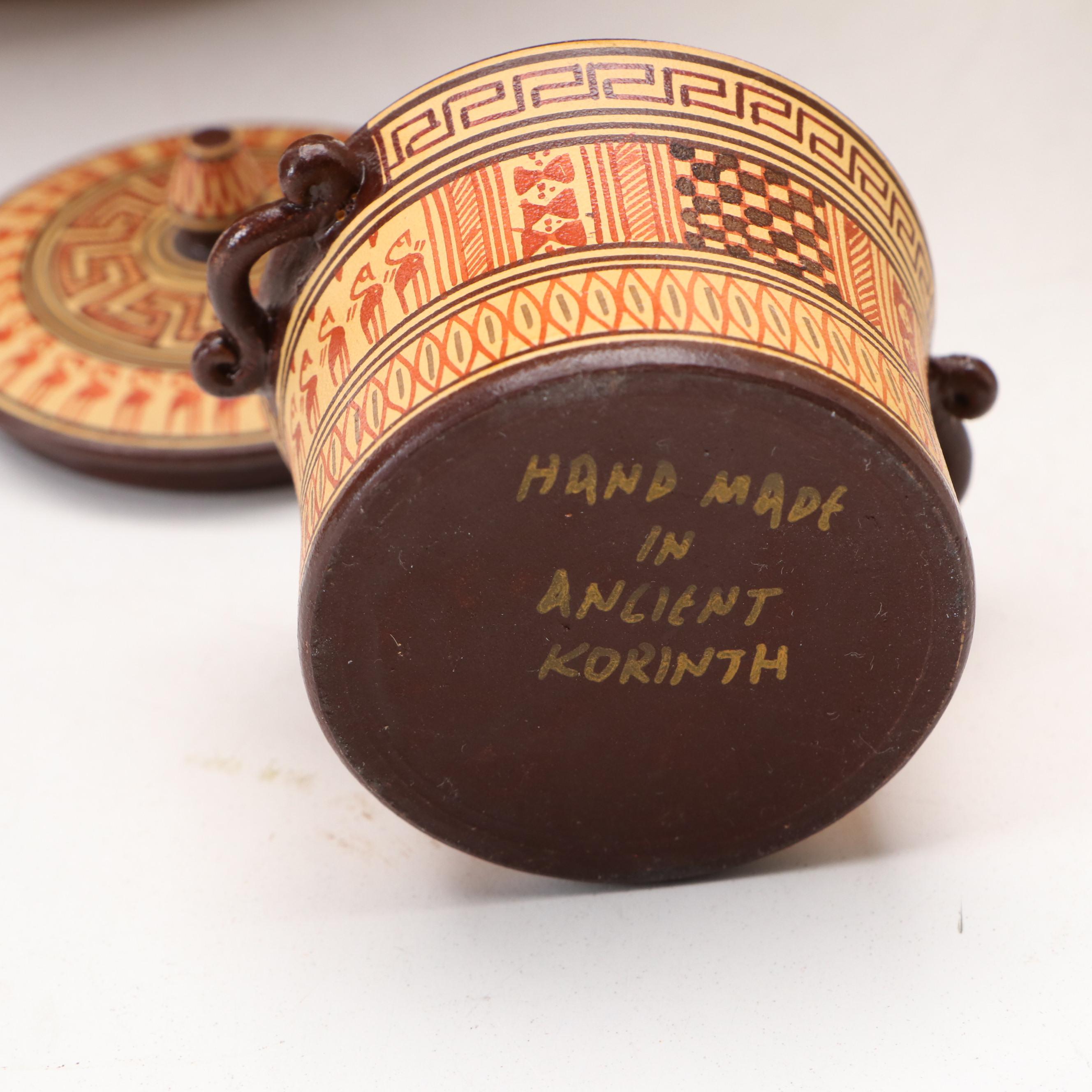 Southwestern Style Coasters with Handmade Ceramic Vessels