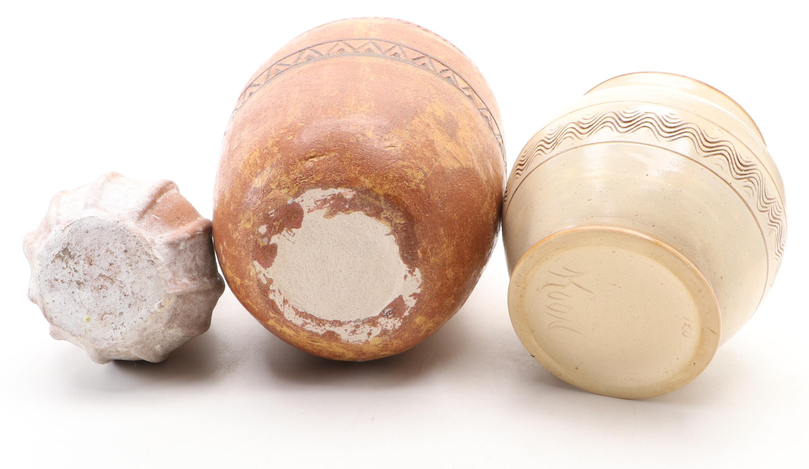 Southwestern Style Coasters with Handmade Ceramic Vessels