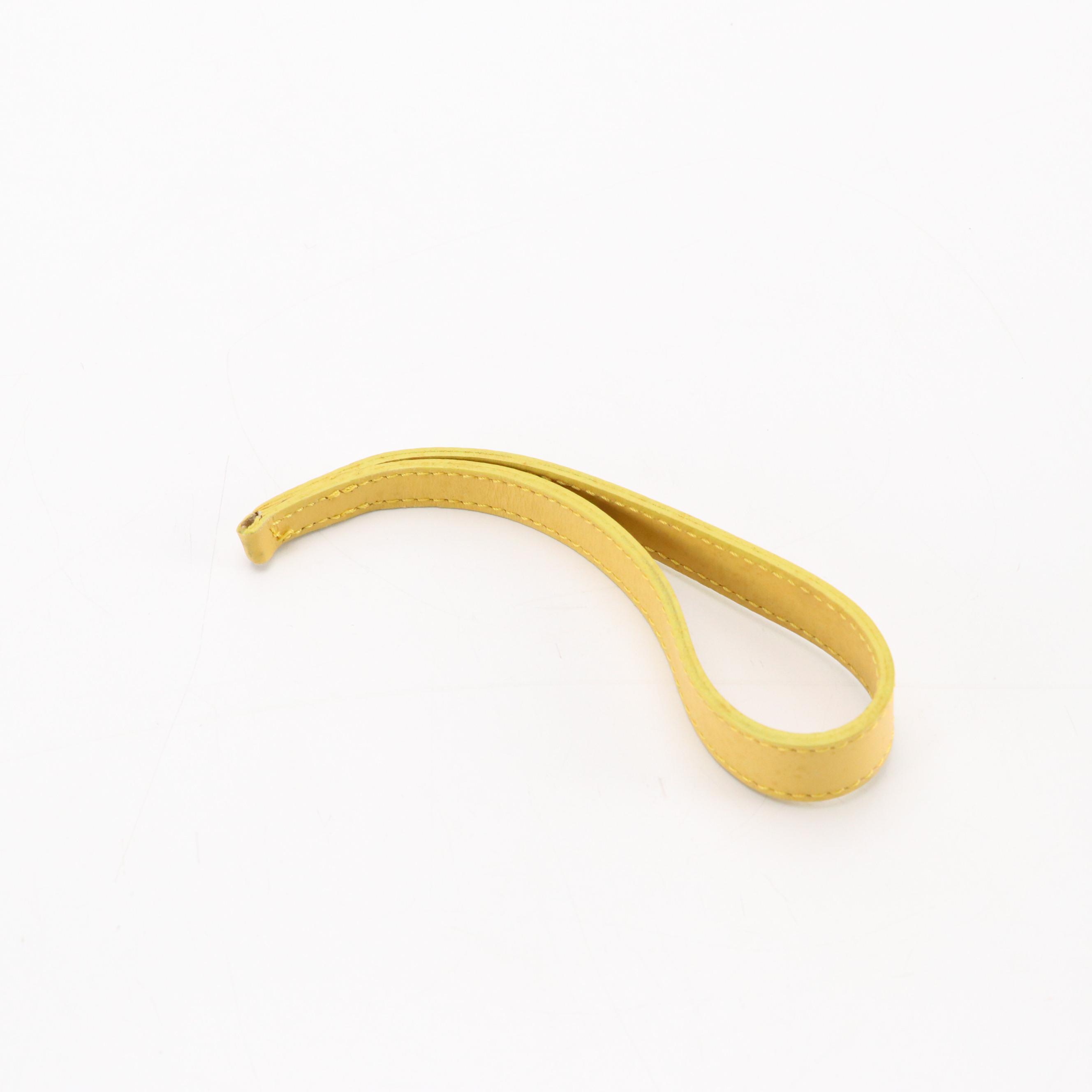 Chanel Travel Ligne Round Zip Pouch in Yellow CC Nylon Jacquard