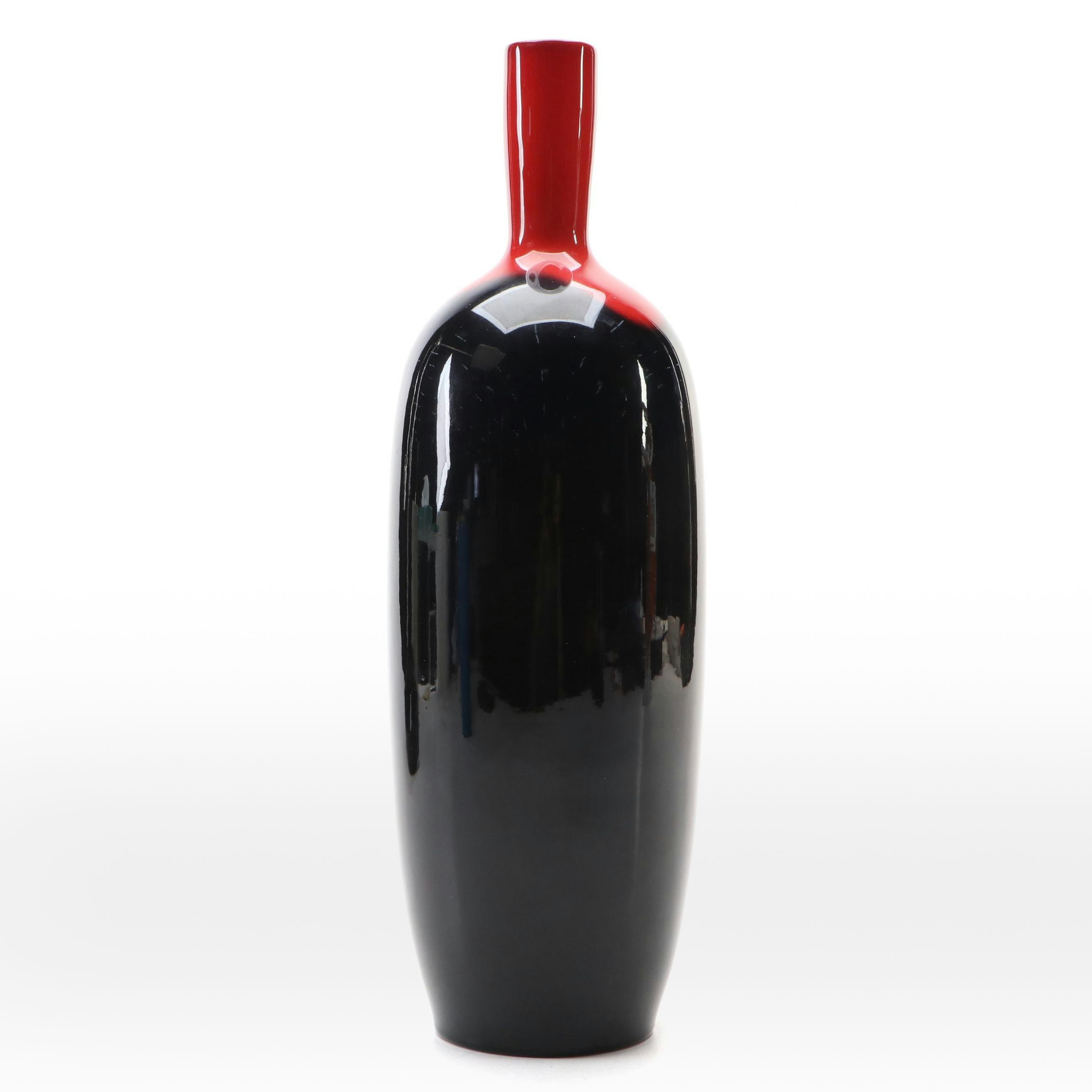 Contemporary Ceramic Bottle Vase