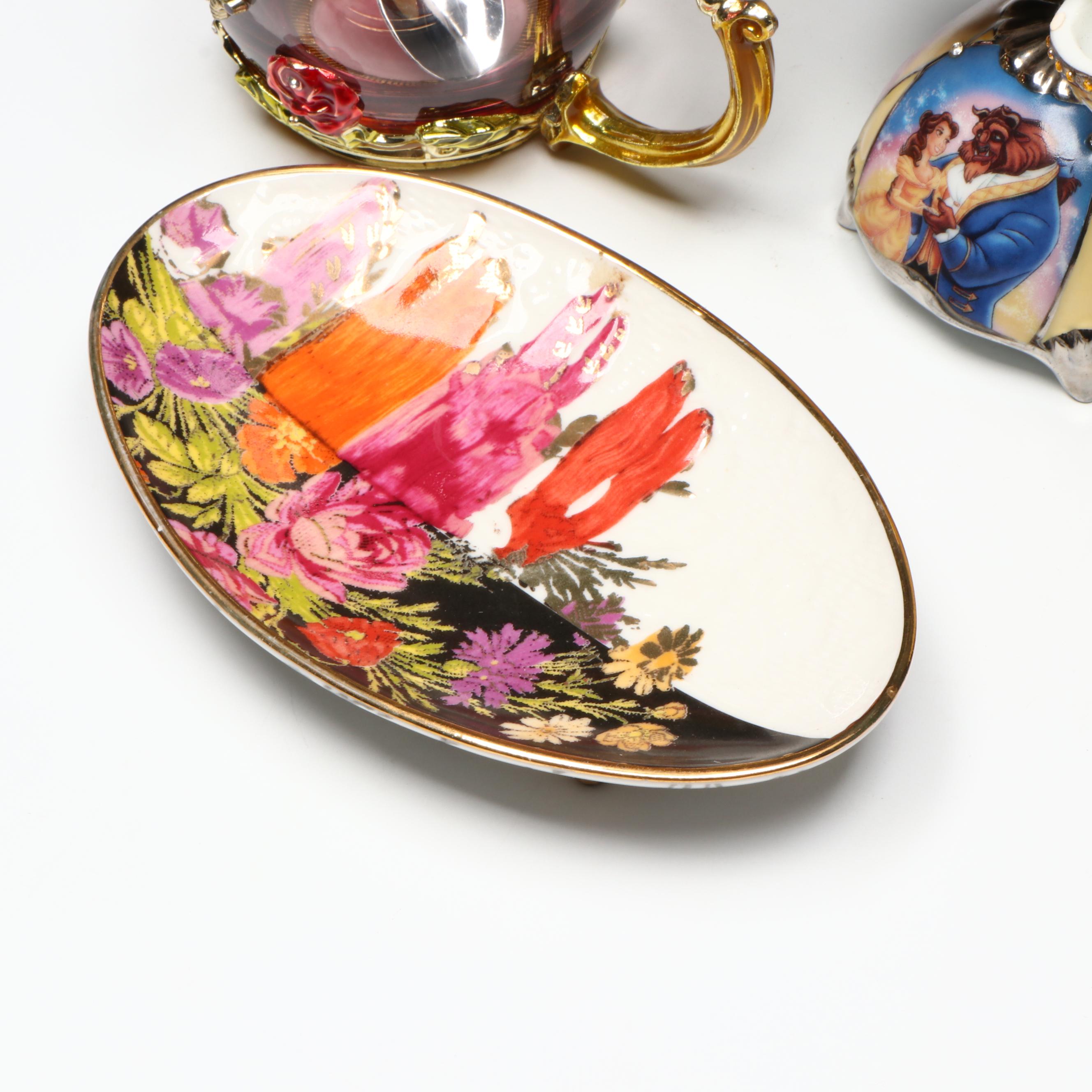 Ardleigh Elliott "Radiant Belle" Porcelain Music Box and More Table Décor