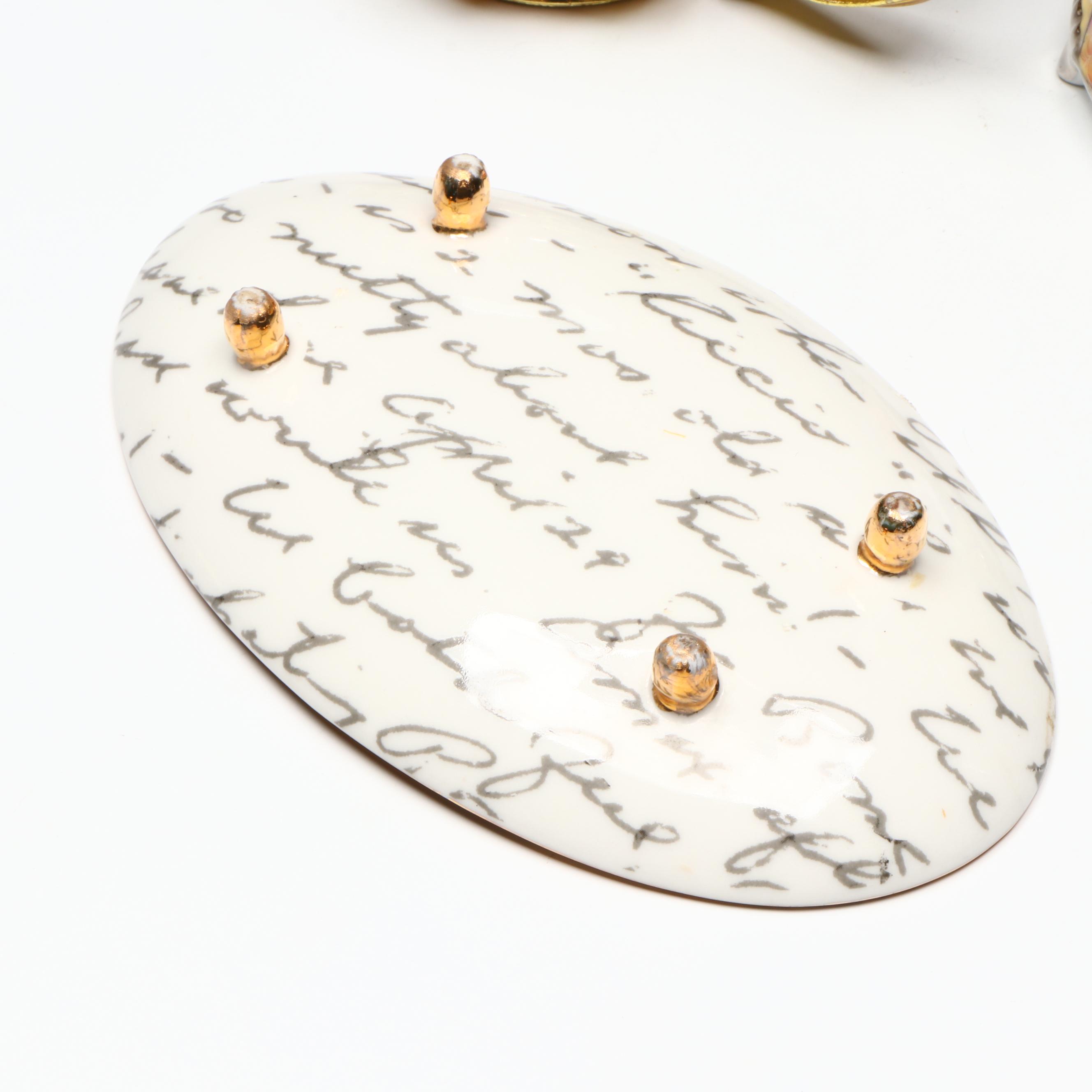 Ardleigh Elliott "Radiant Belle" Porcelain Music Box and More Table Décor