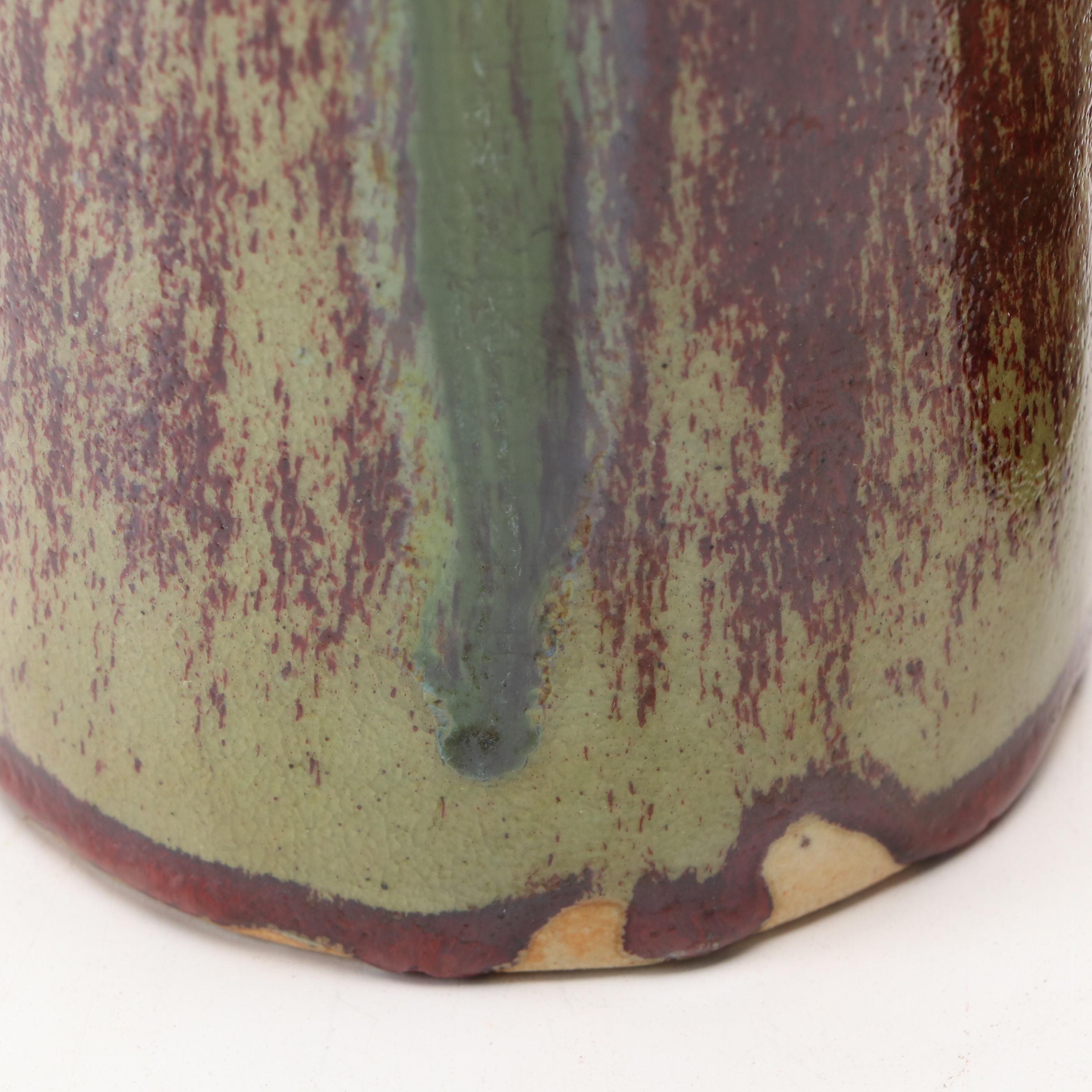 Mid Century Modern Style Ceramic Vases with Lacquered Box