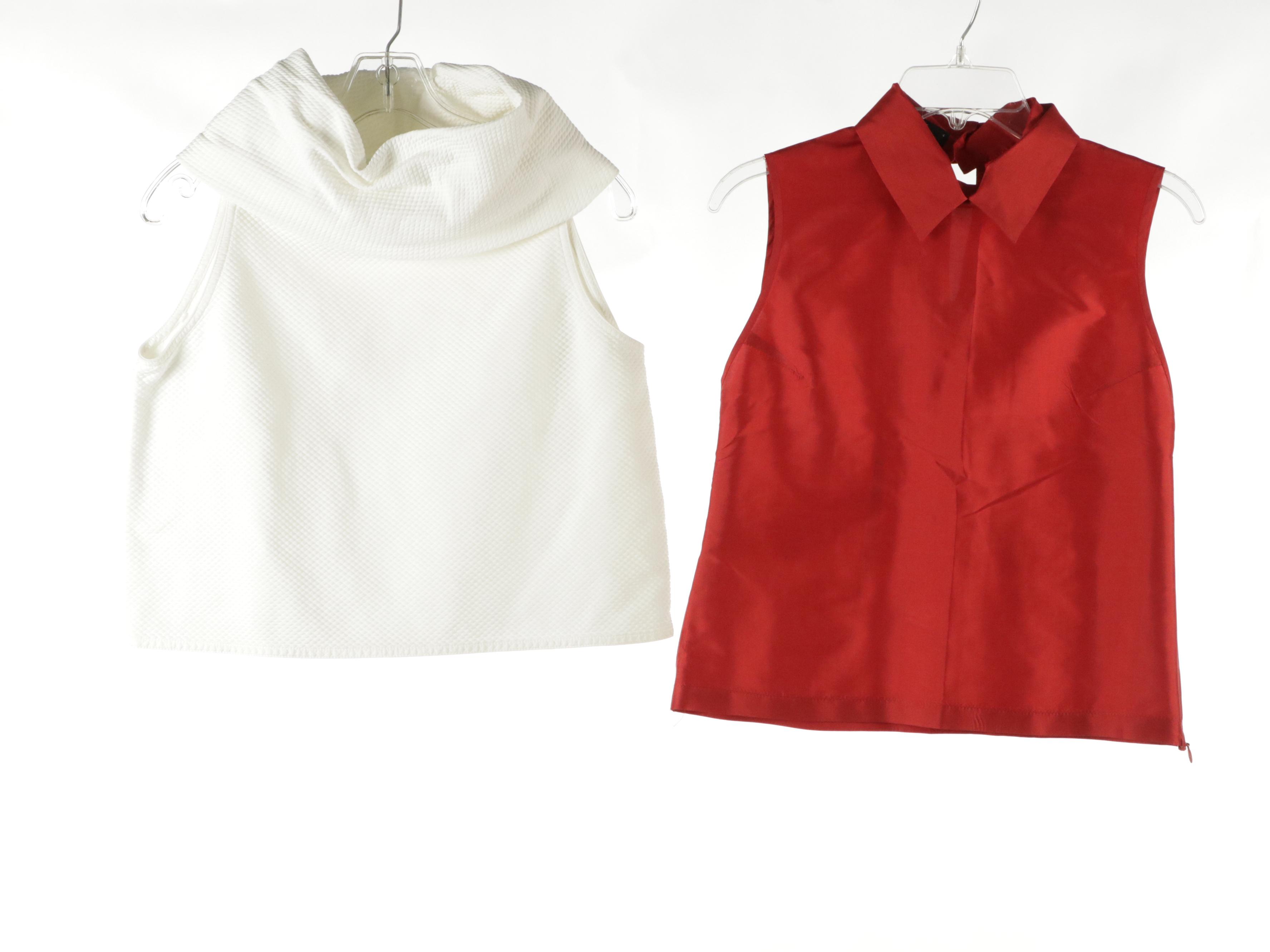 Jim Thompson and Theory Silk Sleeveless Blouses, Yohi Yamamoto Blazer and Tops