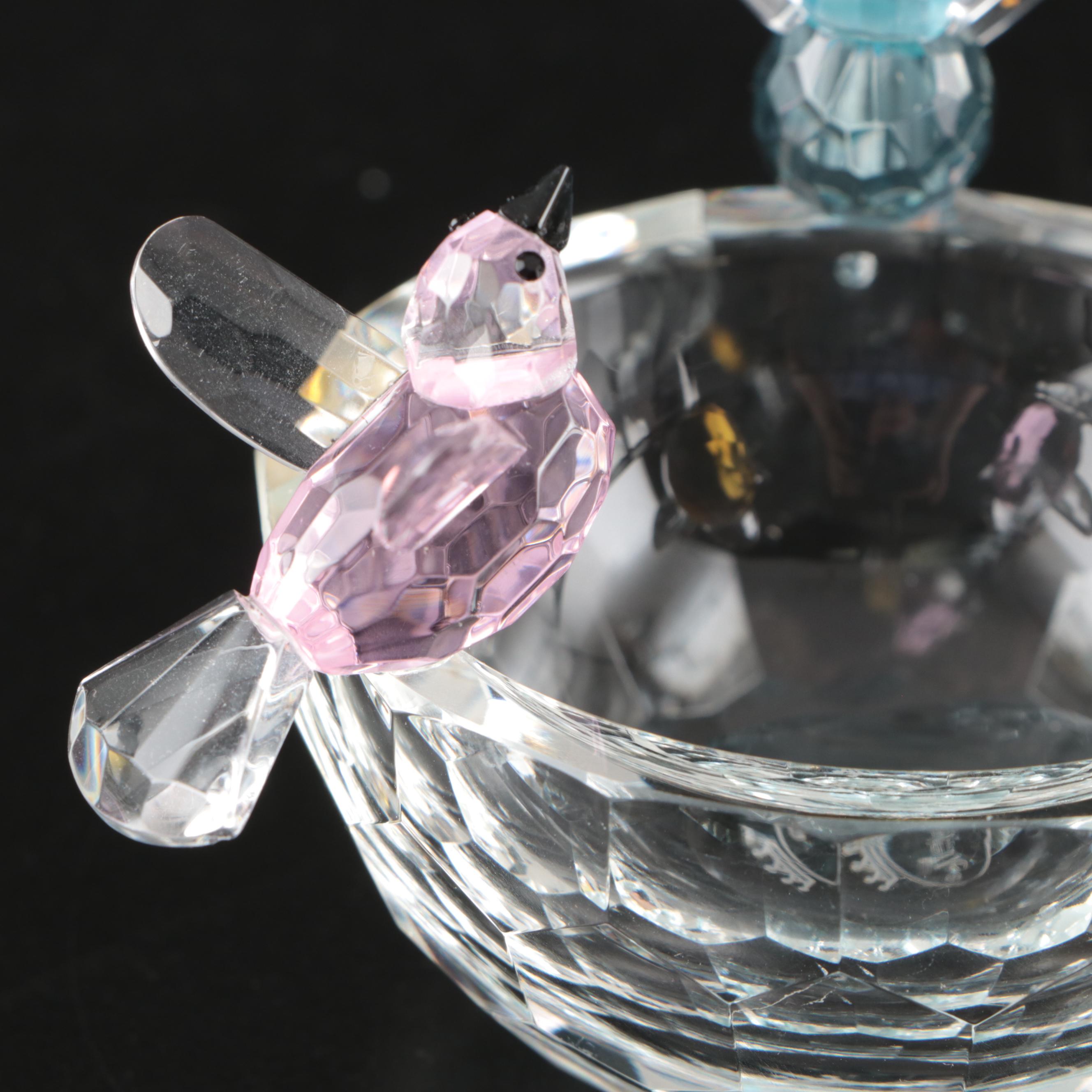 WMF Crystal Star Pedestals with Other Bowls and Champagne Flutes