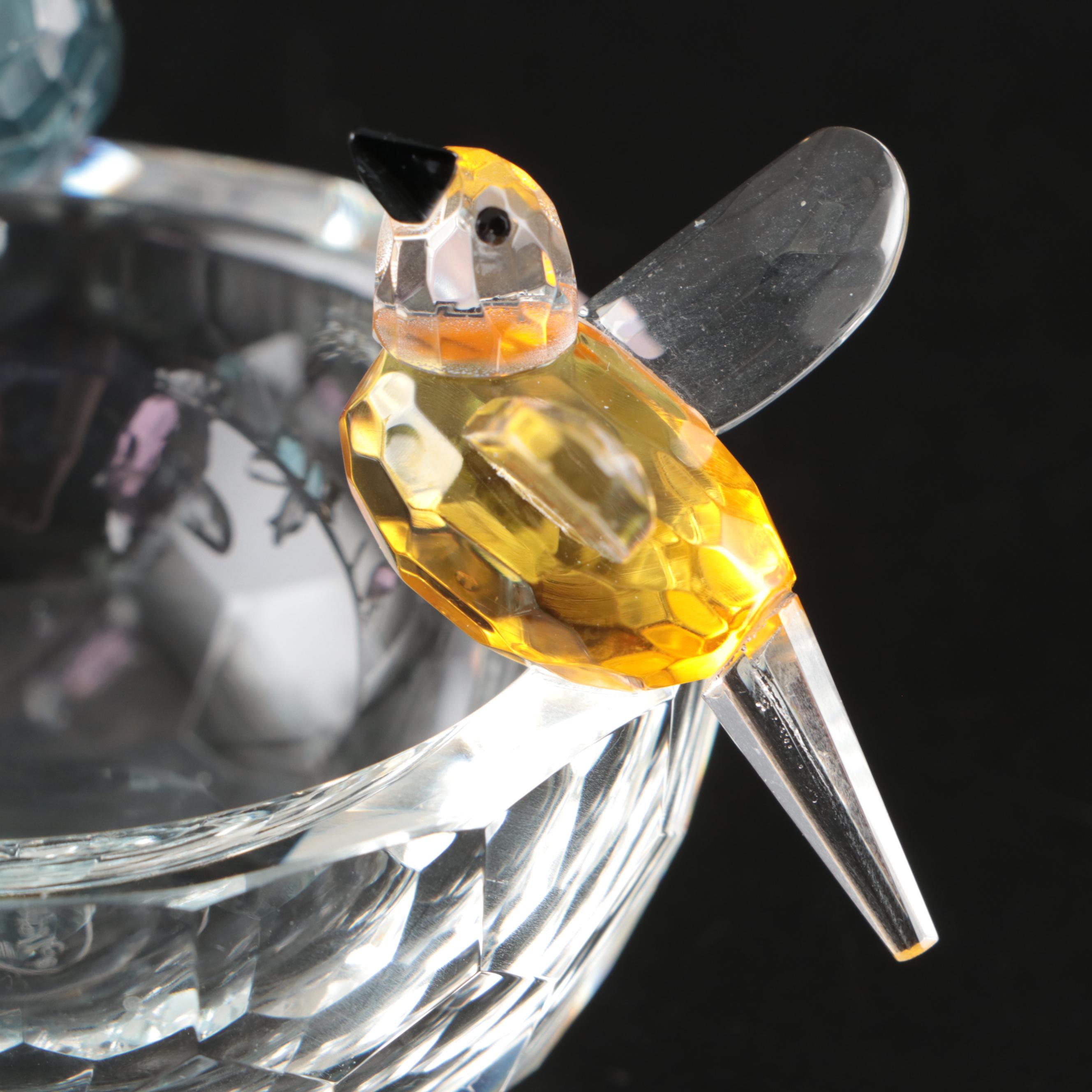 WMF Crystal Star Pedestals with Other Bowls and Champagne Flutes