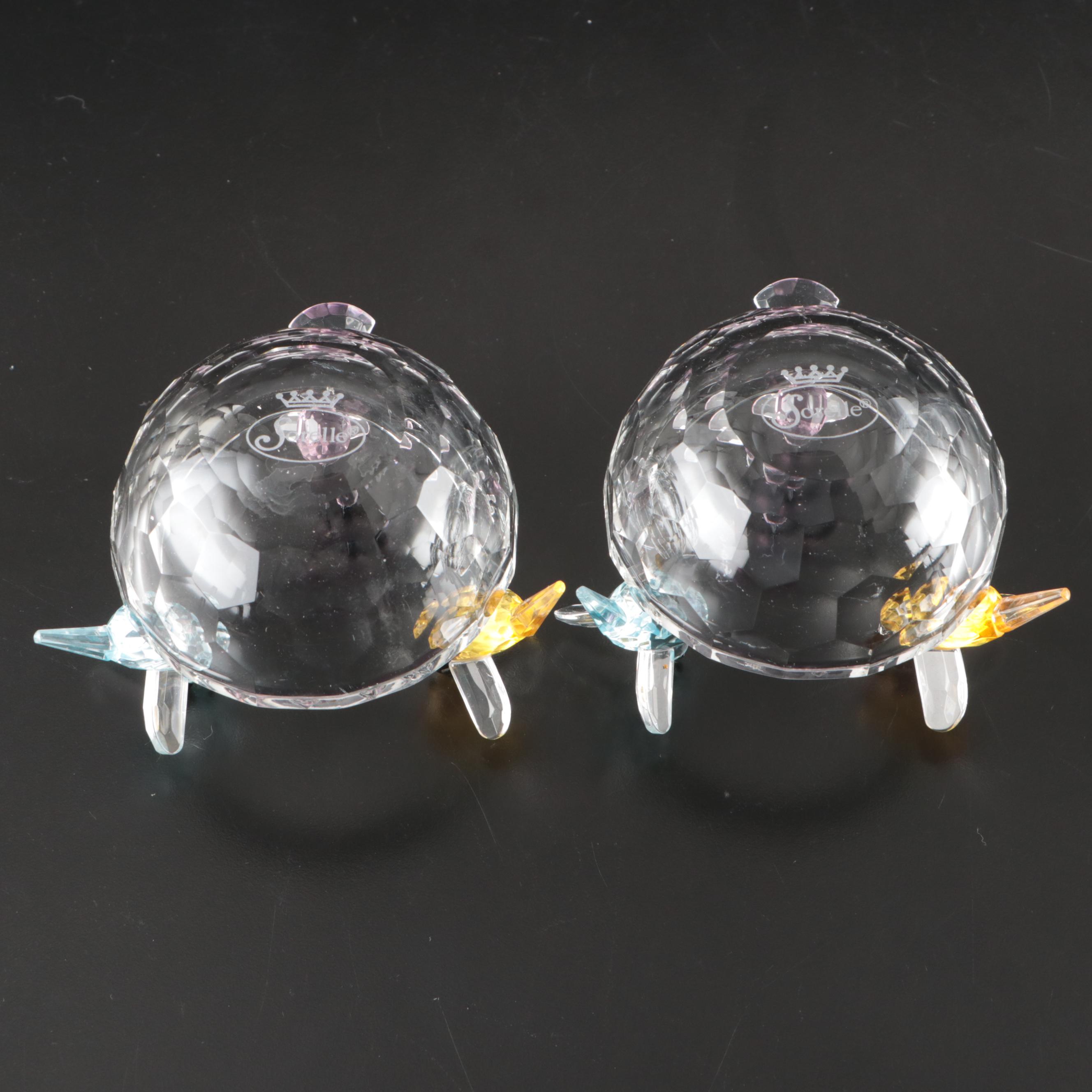 WMF Crystal Star Pedestals with Other Bowls and Champagne Flutes