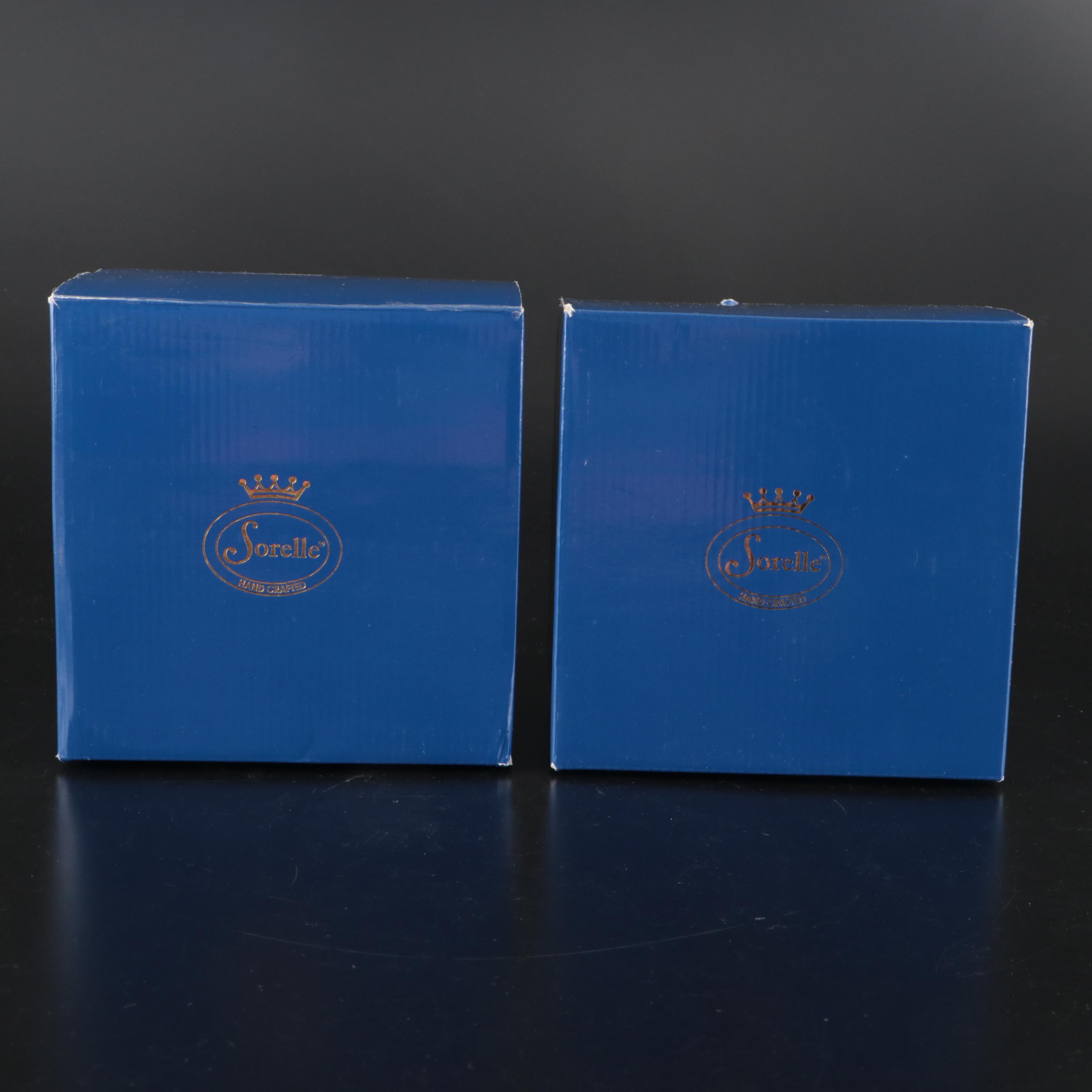 WMF Crystal Star Pedestals with Other Bowls and Champagne Flutes