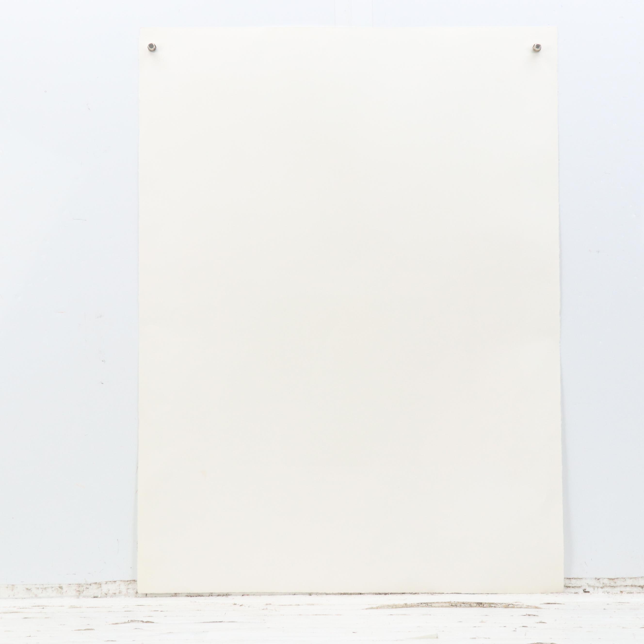 Nobuteru Shimotakahara Op Art Serigraph "Time and Space," Late 20th Century