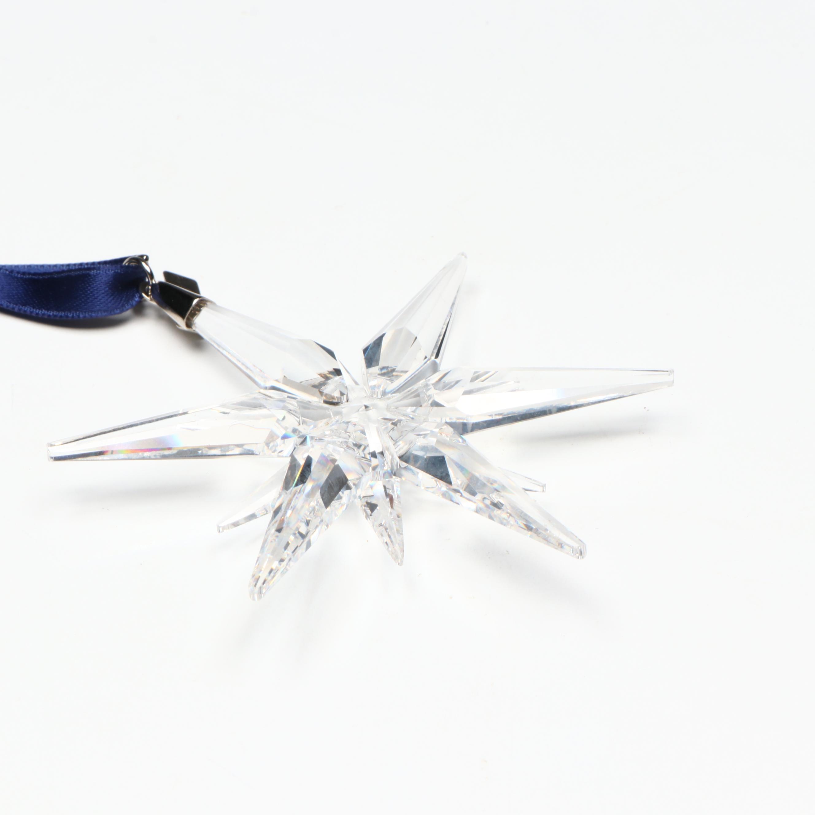 Swarovski Commemorative Crystal Star Ornament, 2005