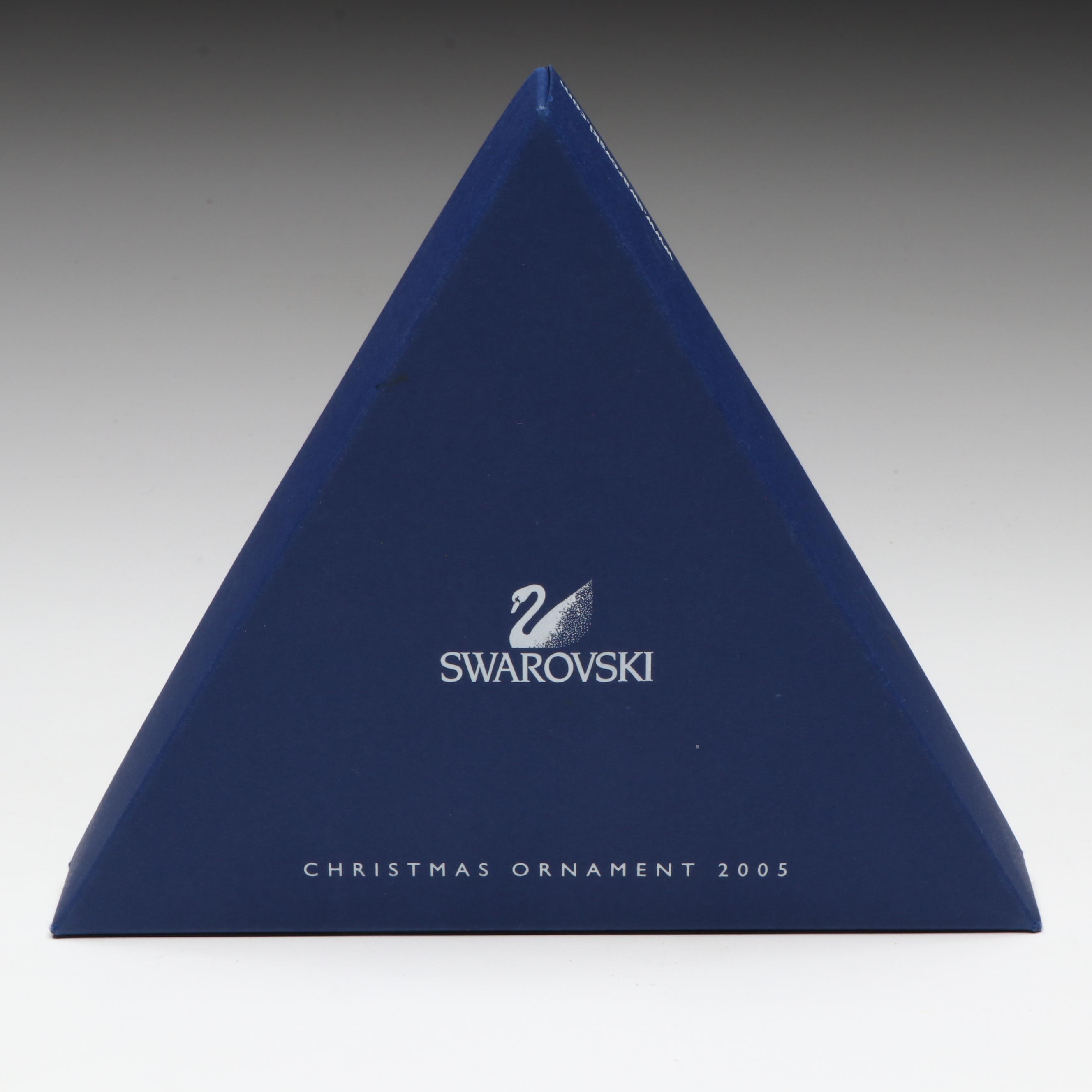 Swarovski Commemorative Crystal Star Ornament, 2005