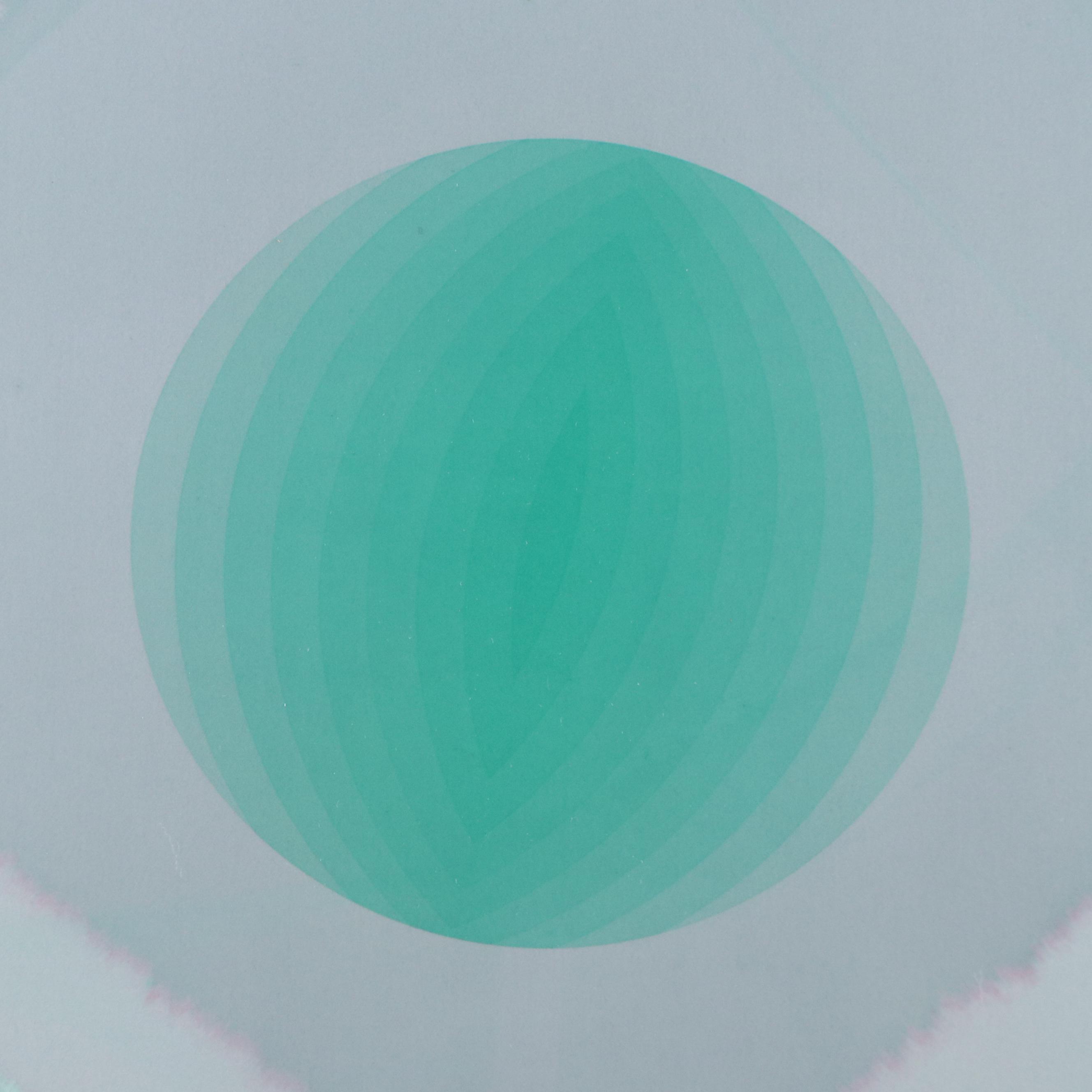 Nobuteru Shimotakahara Op Art Serigraph "Composition of Time and Space"