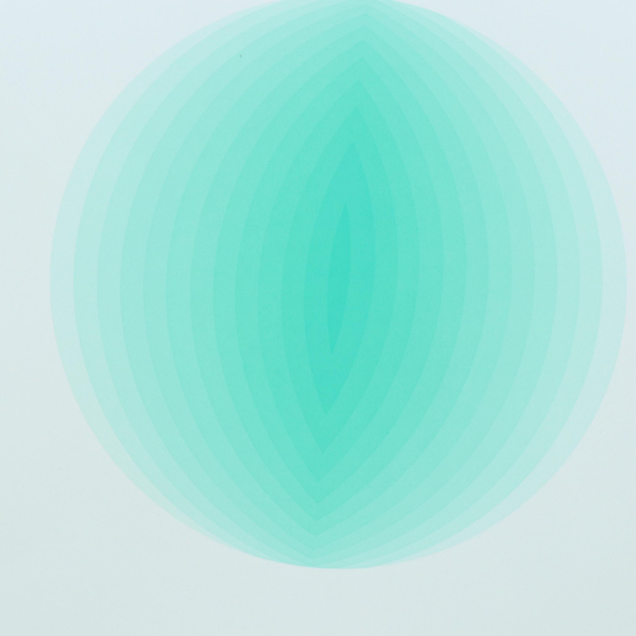 Nobuteru Shimotakahara Abstract Modern Serigraph "Composition of Time and Space"