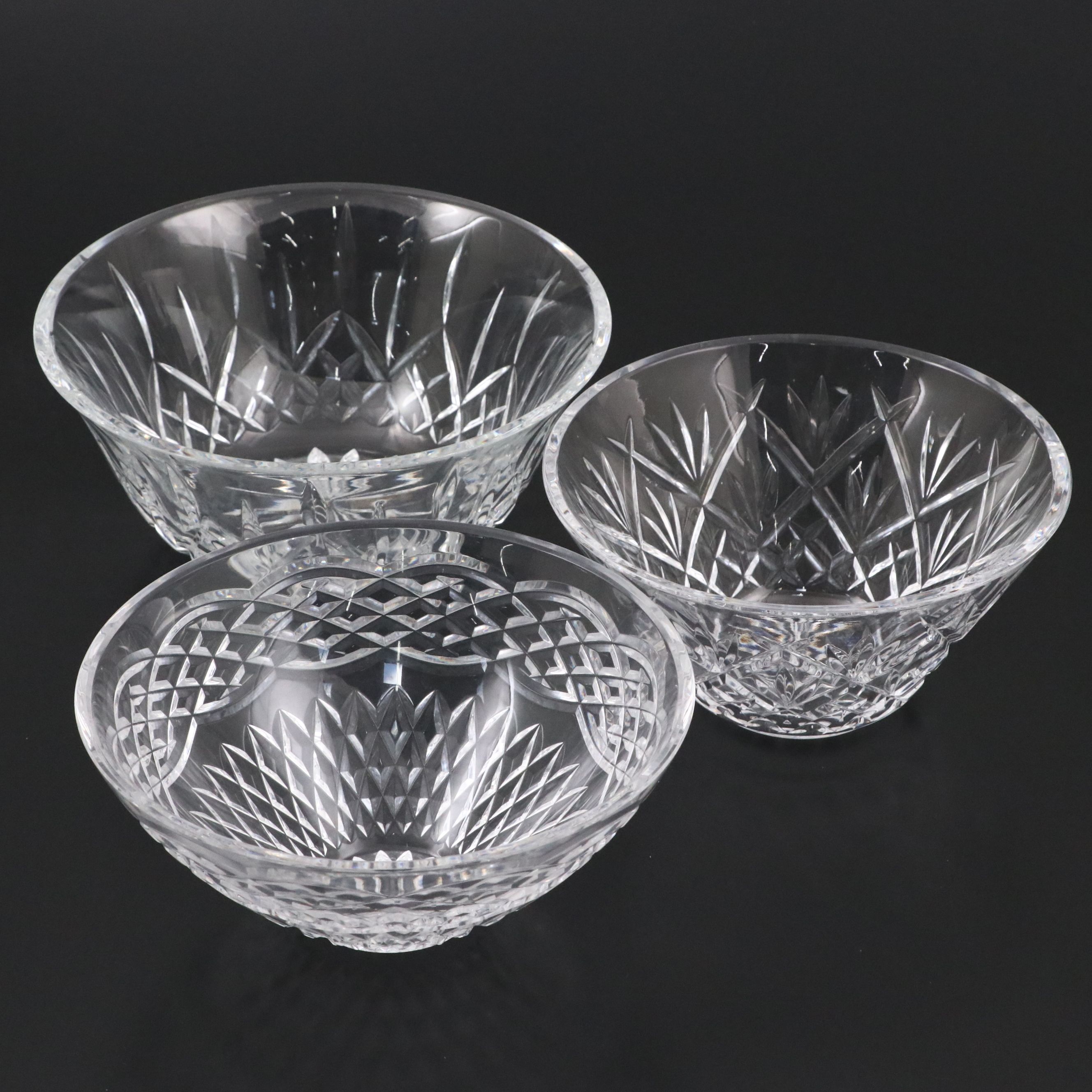 Waterford Crystal "Lismore," "Innisfree" and Other Bowls