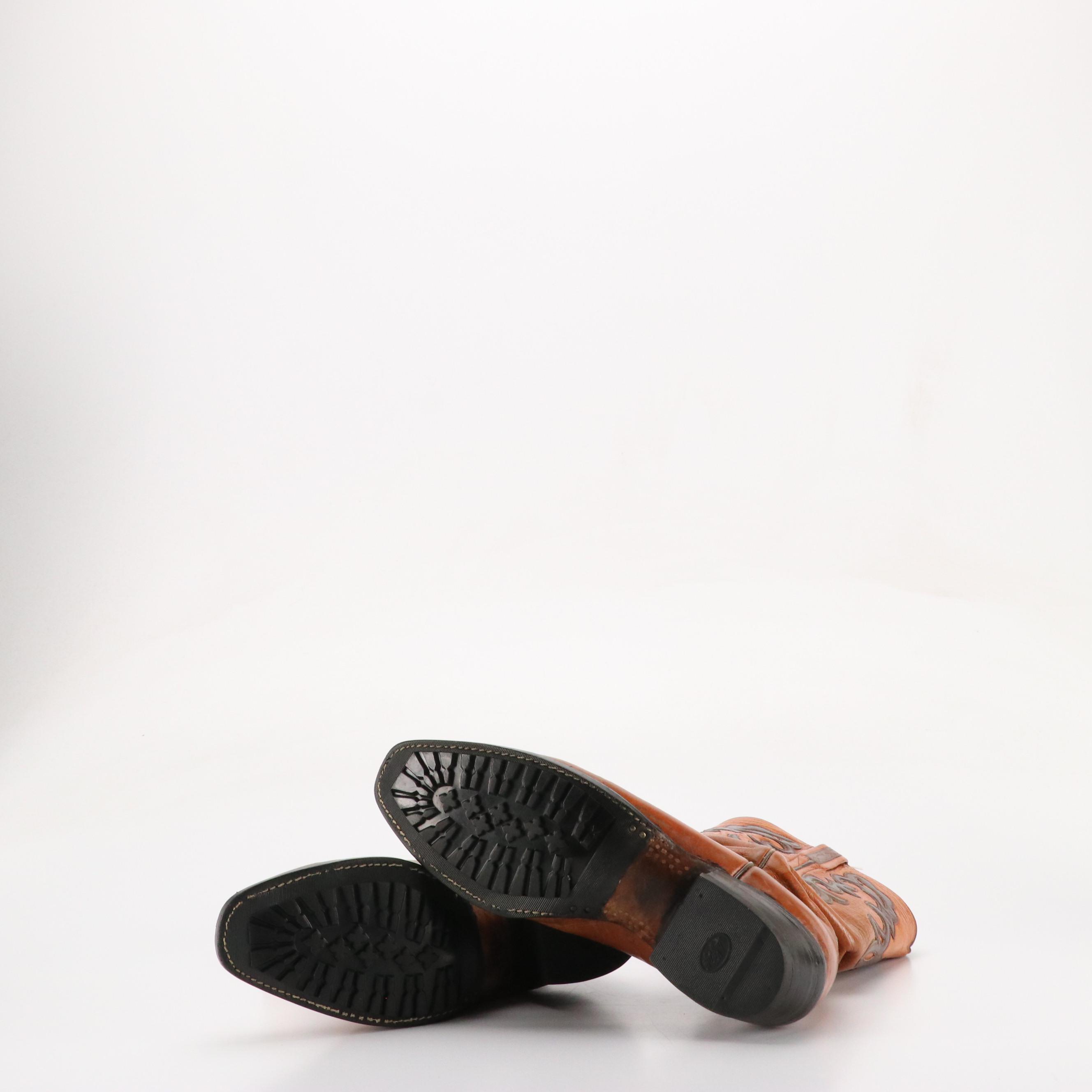 Men's Lucchese Leather Cowboy Boots