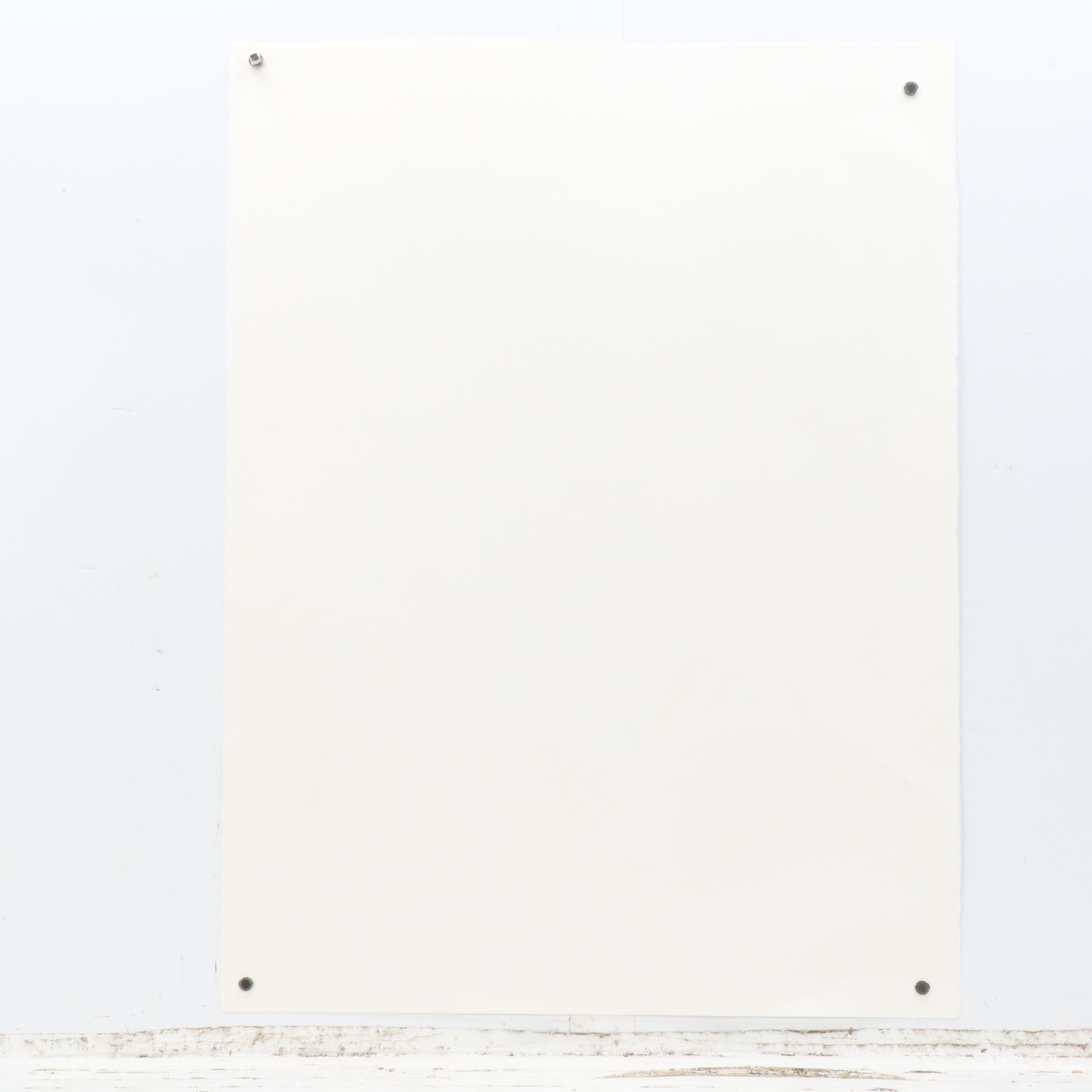 Nobuteru Shimotakahara Op Art Serigraph "Time and Space," Late 20th Century