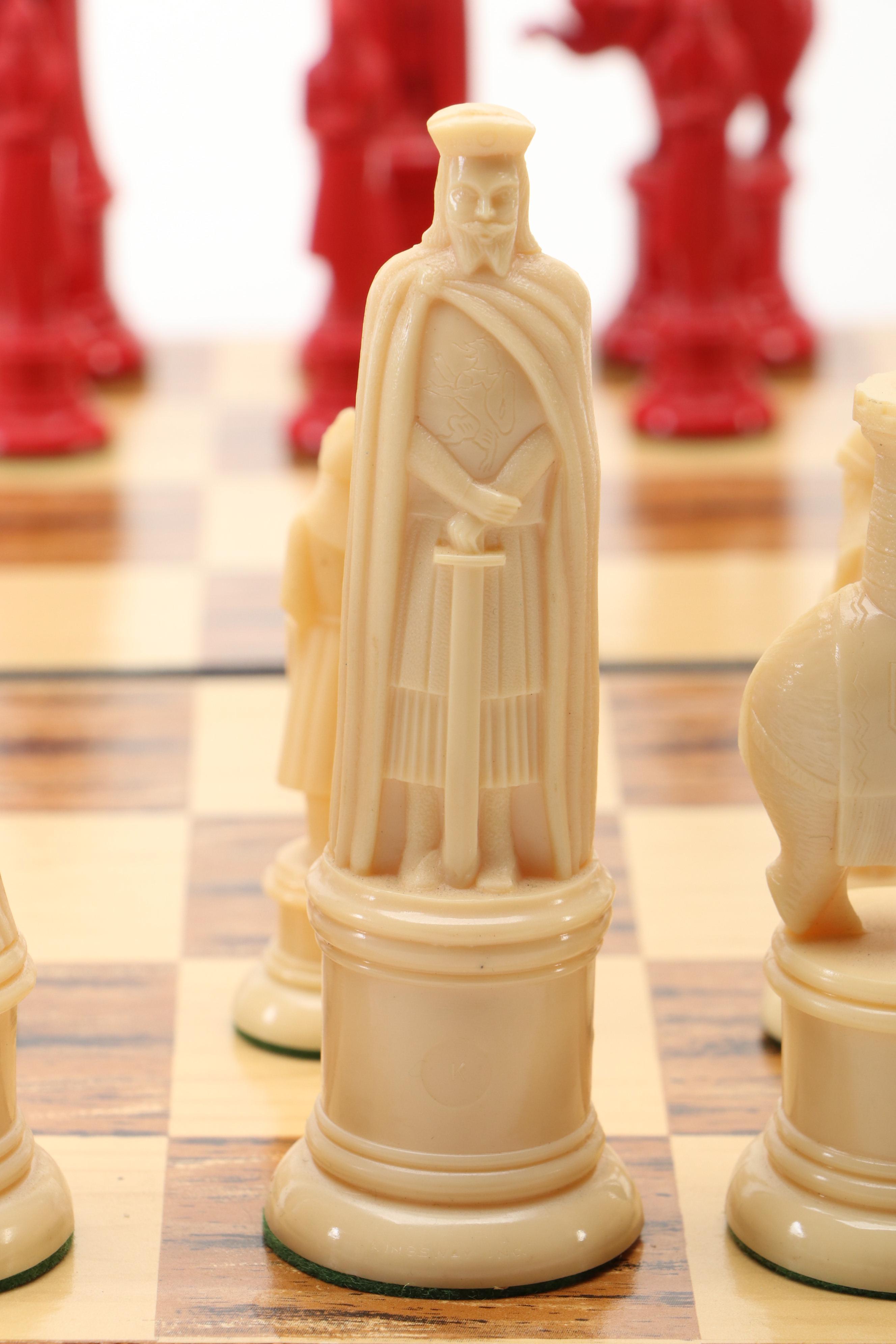 Kingsway Florentine "Century Figure" Chess Set, Mid-20th C.