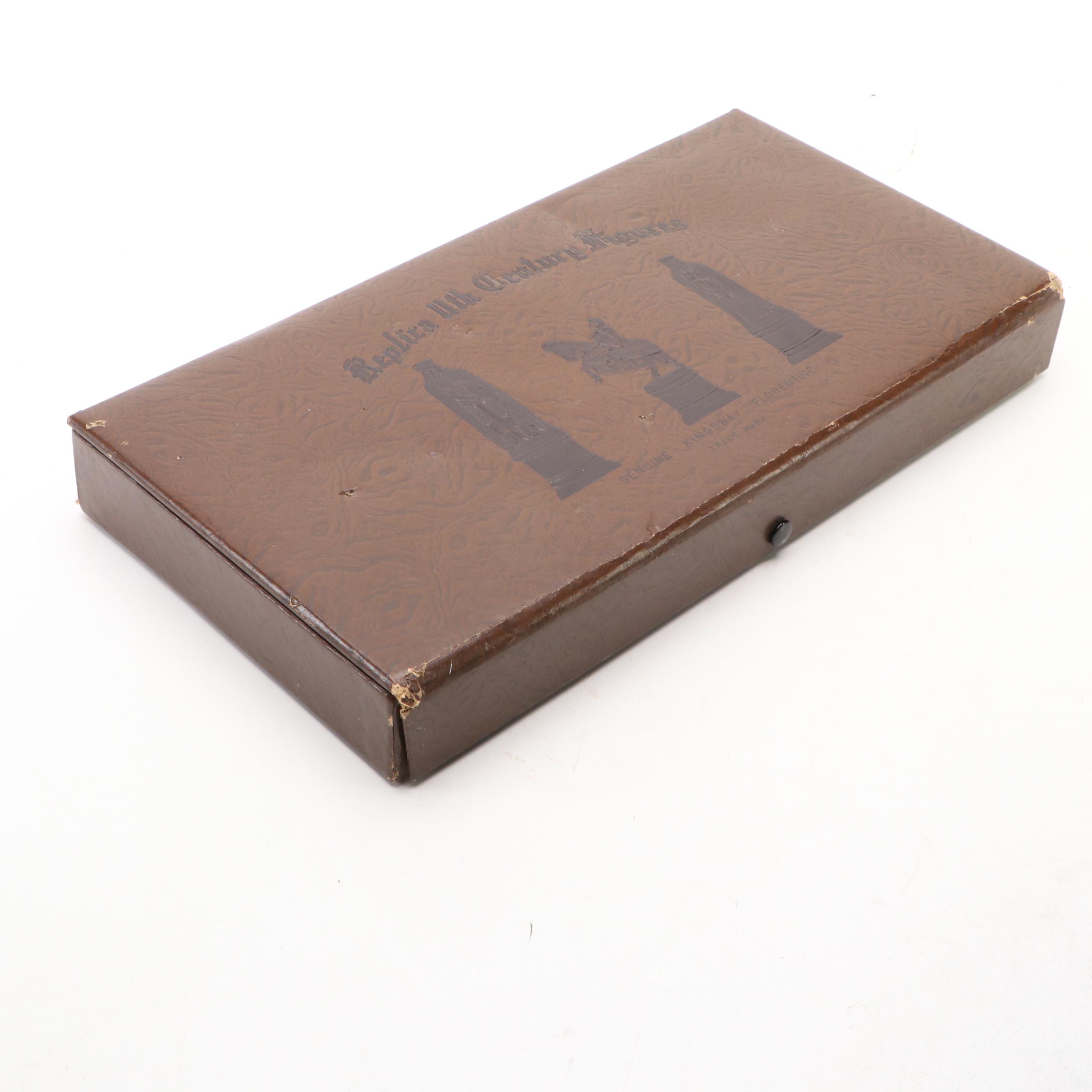 Kingsway Florentine "Century Figure" Chess Set, Mid-20th C.