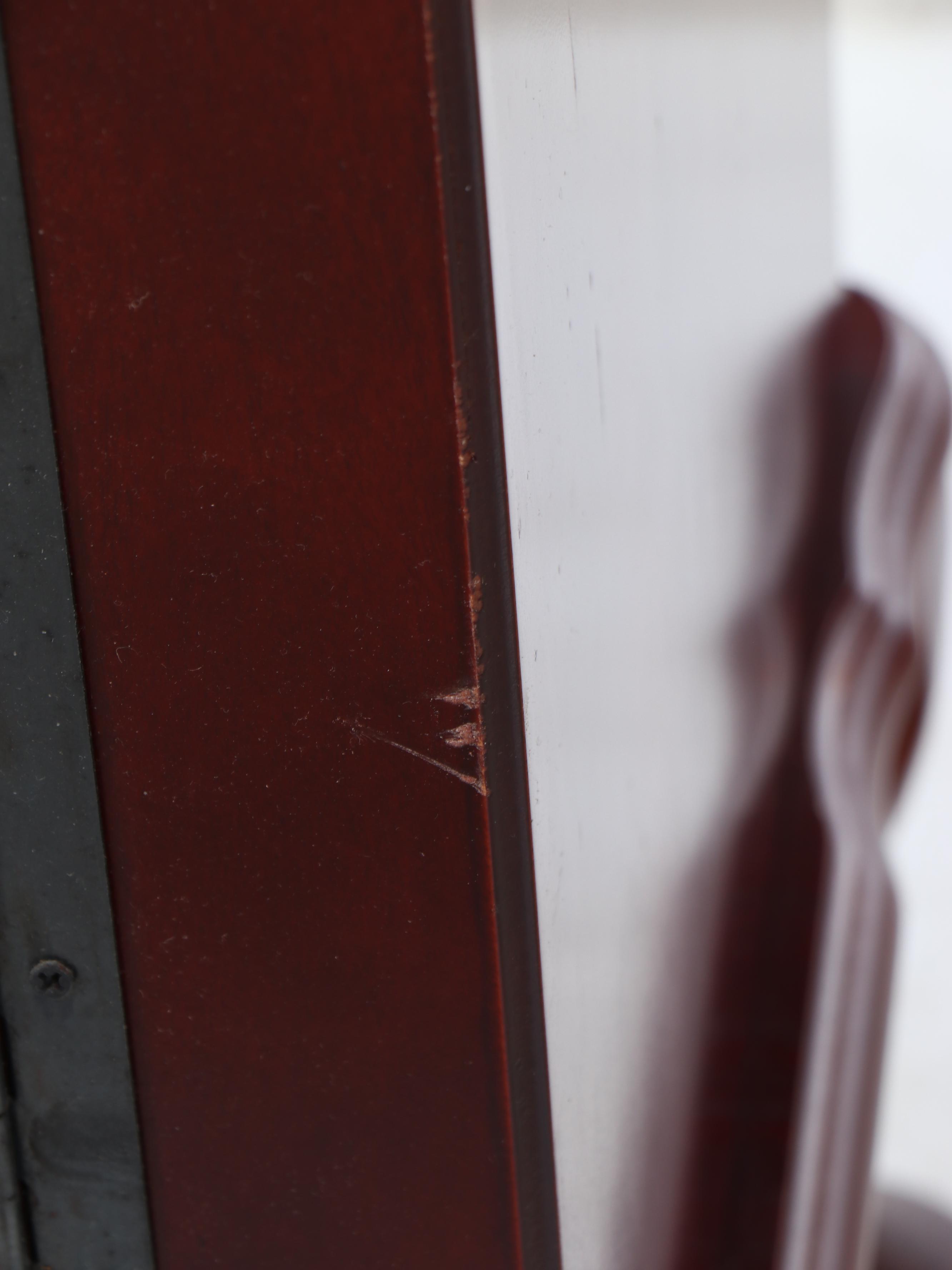 Powell Queen Anne Style Mahogany Finish Wood Jewelry Armoire, 1988