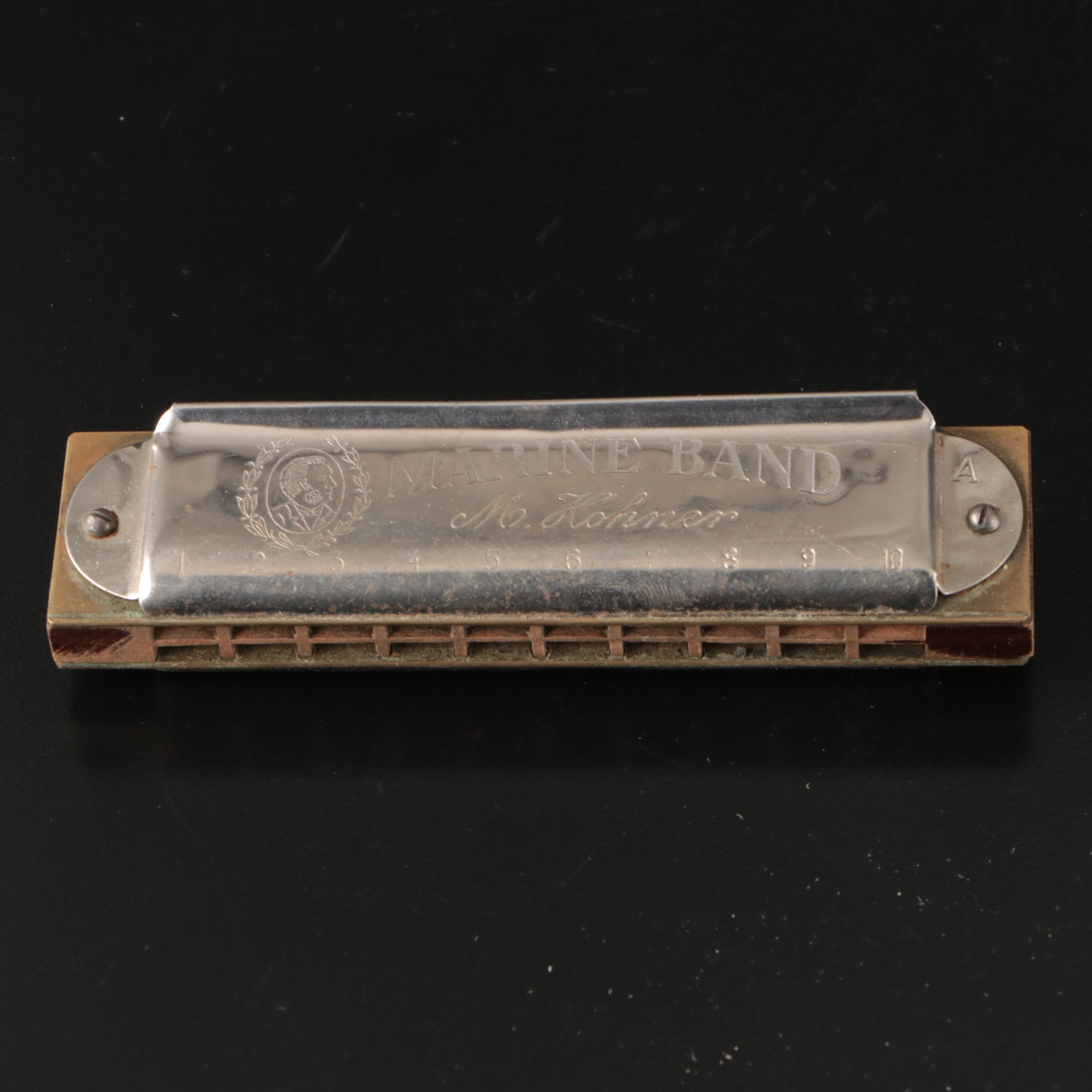 M. Hohner Marine Band and Hero Harmonicas