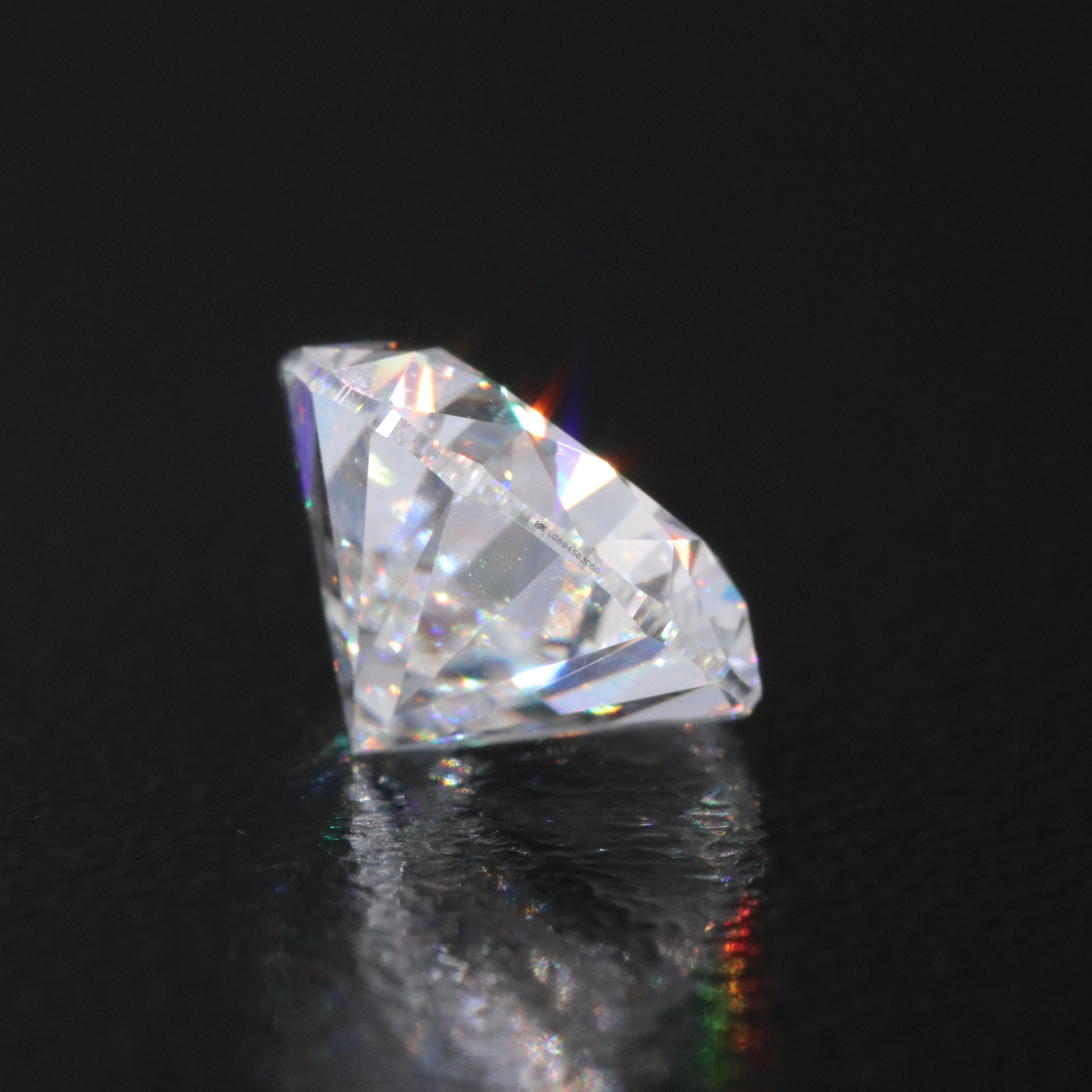 Loose 3.07 CT Lab Grown Diamond with IGI Report
