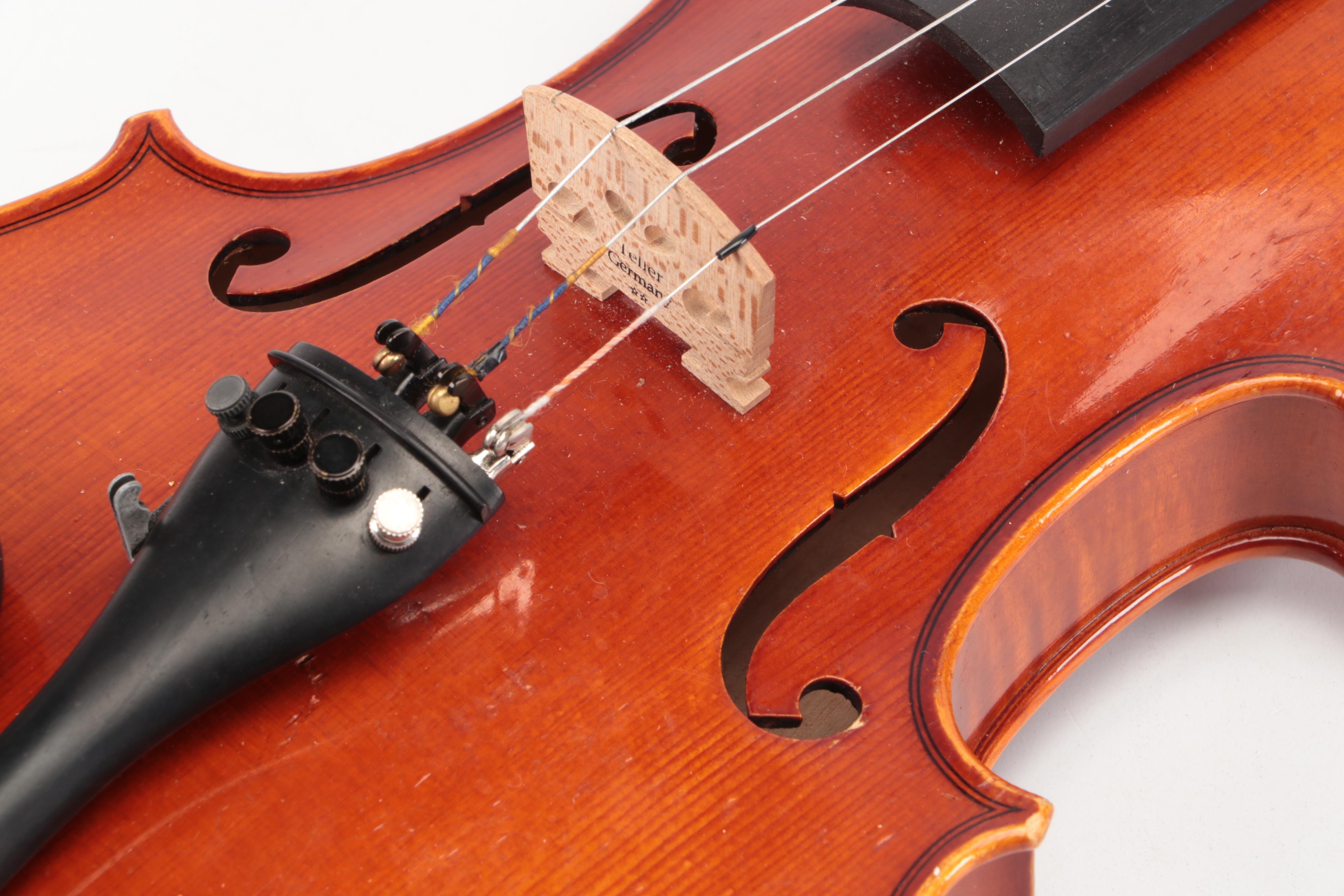 Samuel Eastman Wooden Violin and Case, 2003