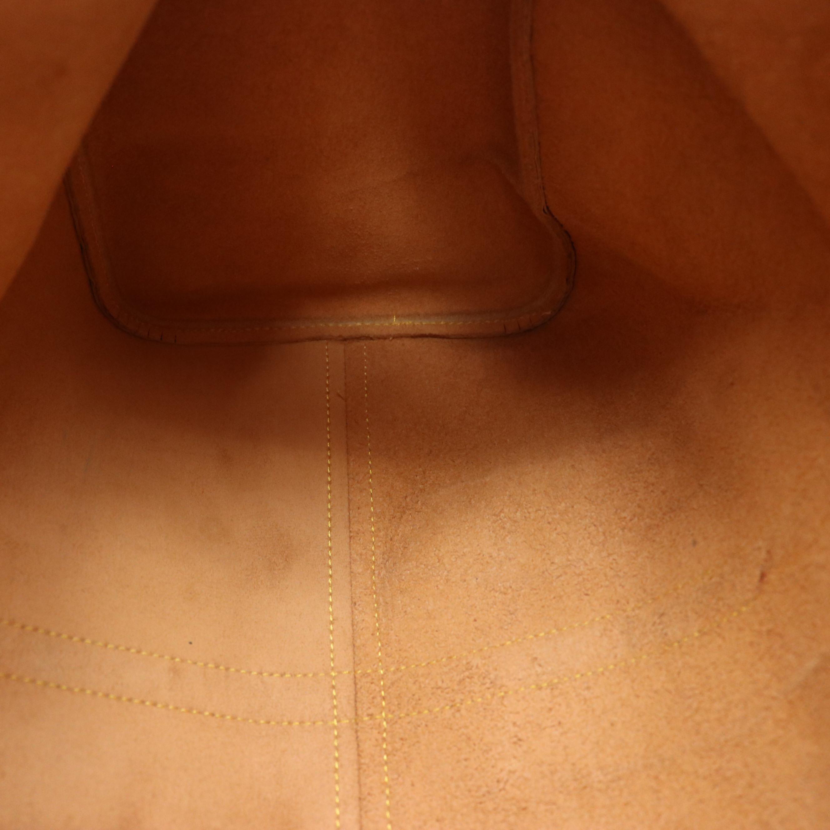 Louis Vuitton Keepall 45 Duffle Bag in Yellow Epi Leather