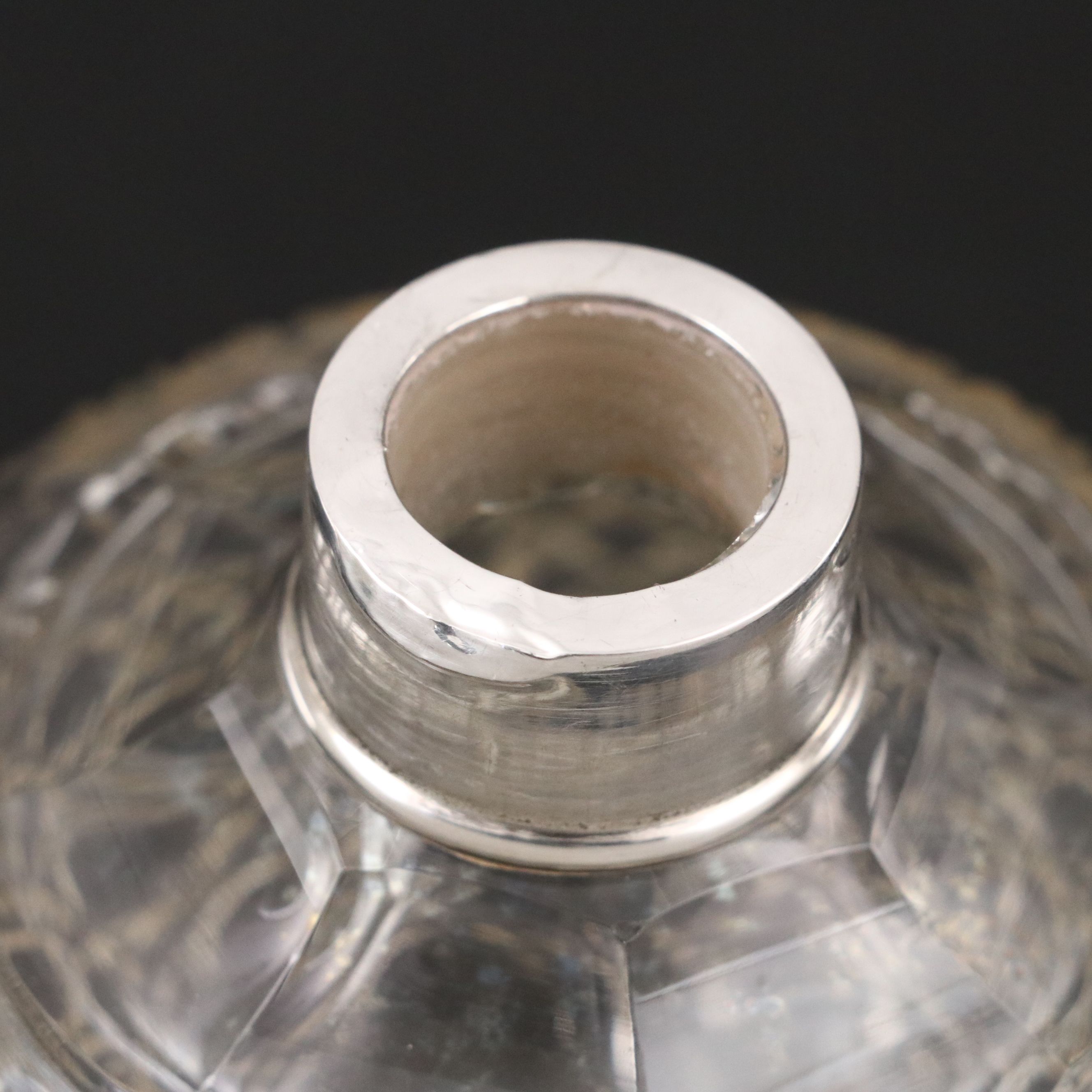 Gorham Sterling Silver Powder Jar and Other Sterling Vanity Items