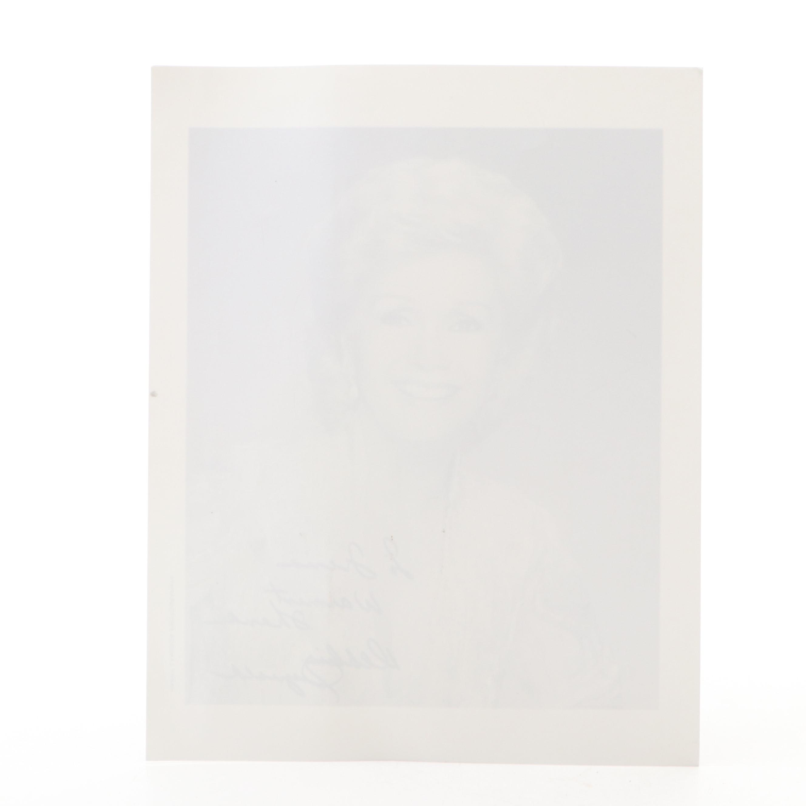 Debbie Reynolds Signed Photograph