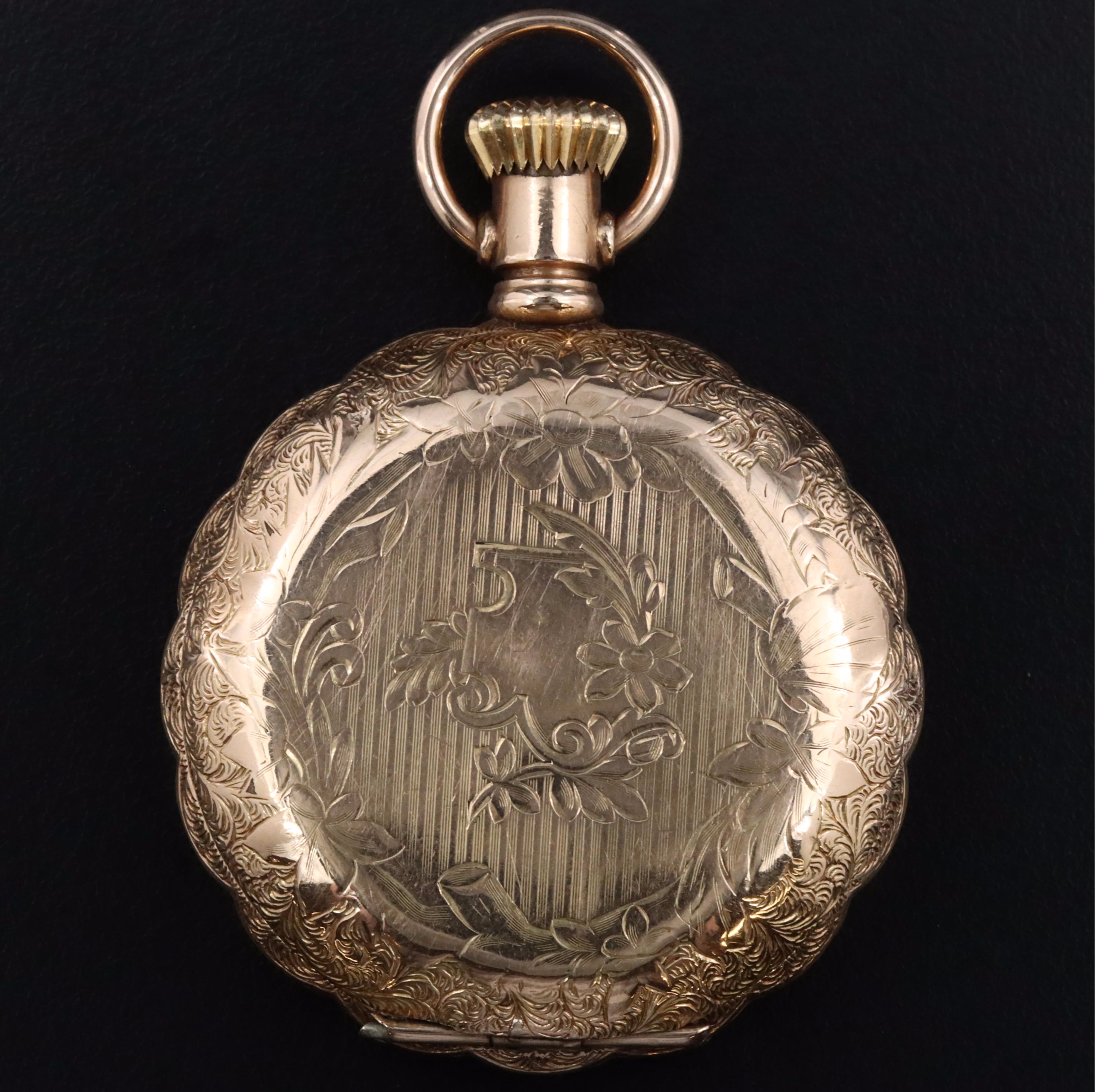 Elgin 14K Gold-Filled Antique Pocket Watch c.1895