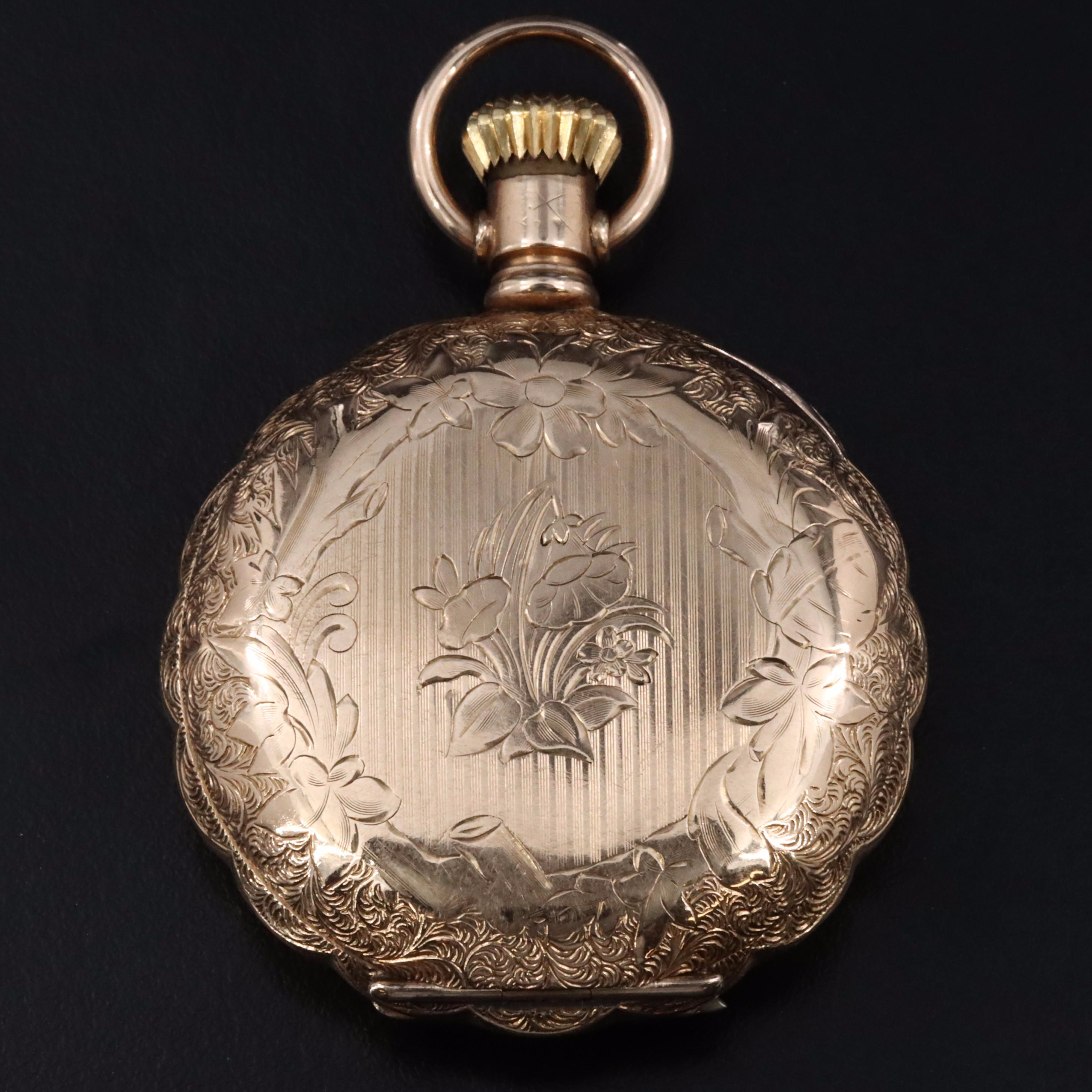 Elgin 14K Gold-Filled Antique Pocket Watch c.1895