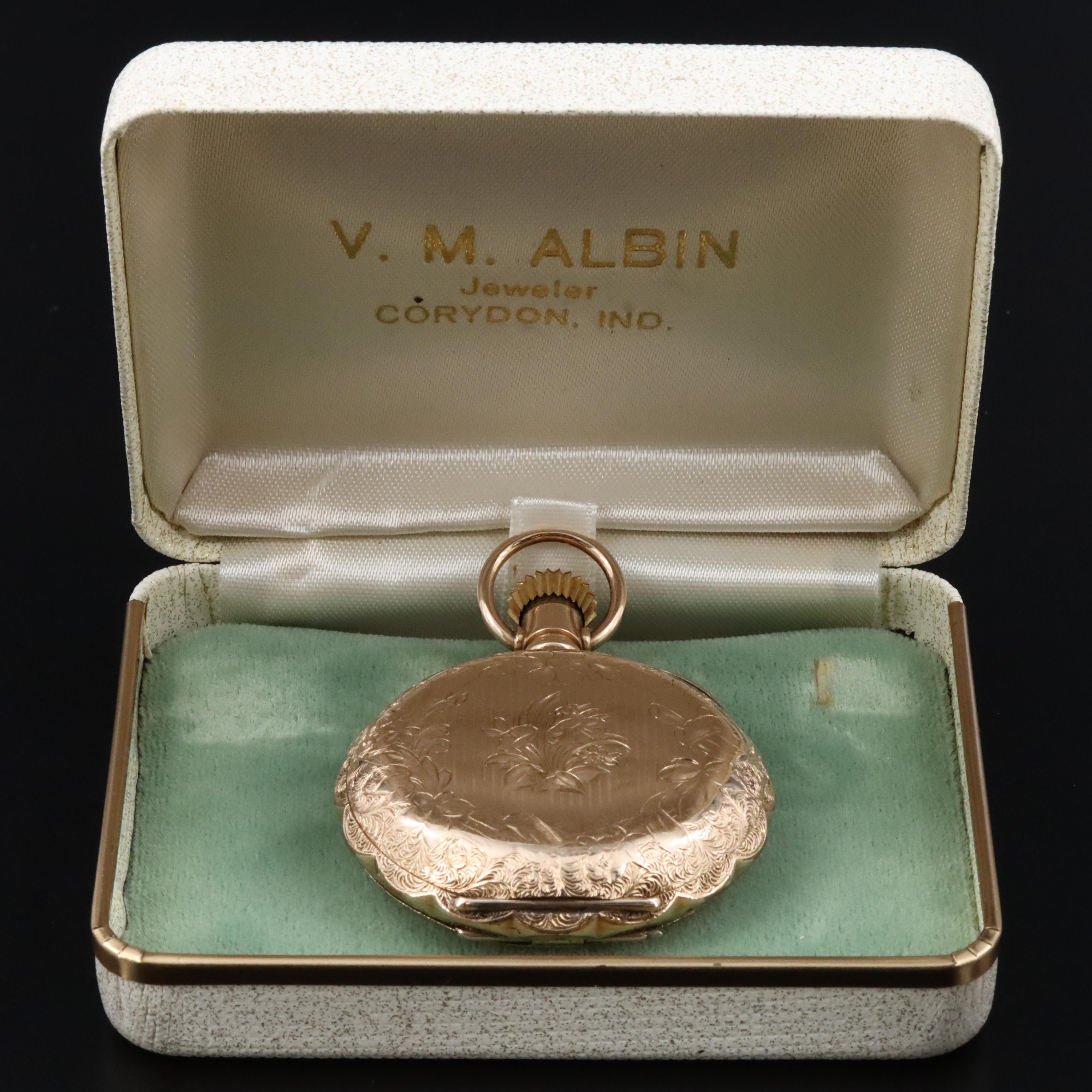 Elgin 14K Gold-Filled Antique Pocket Watch c.1895