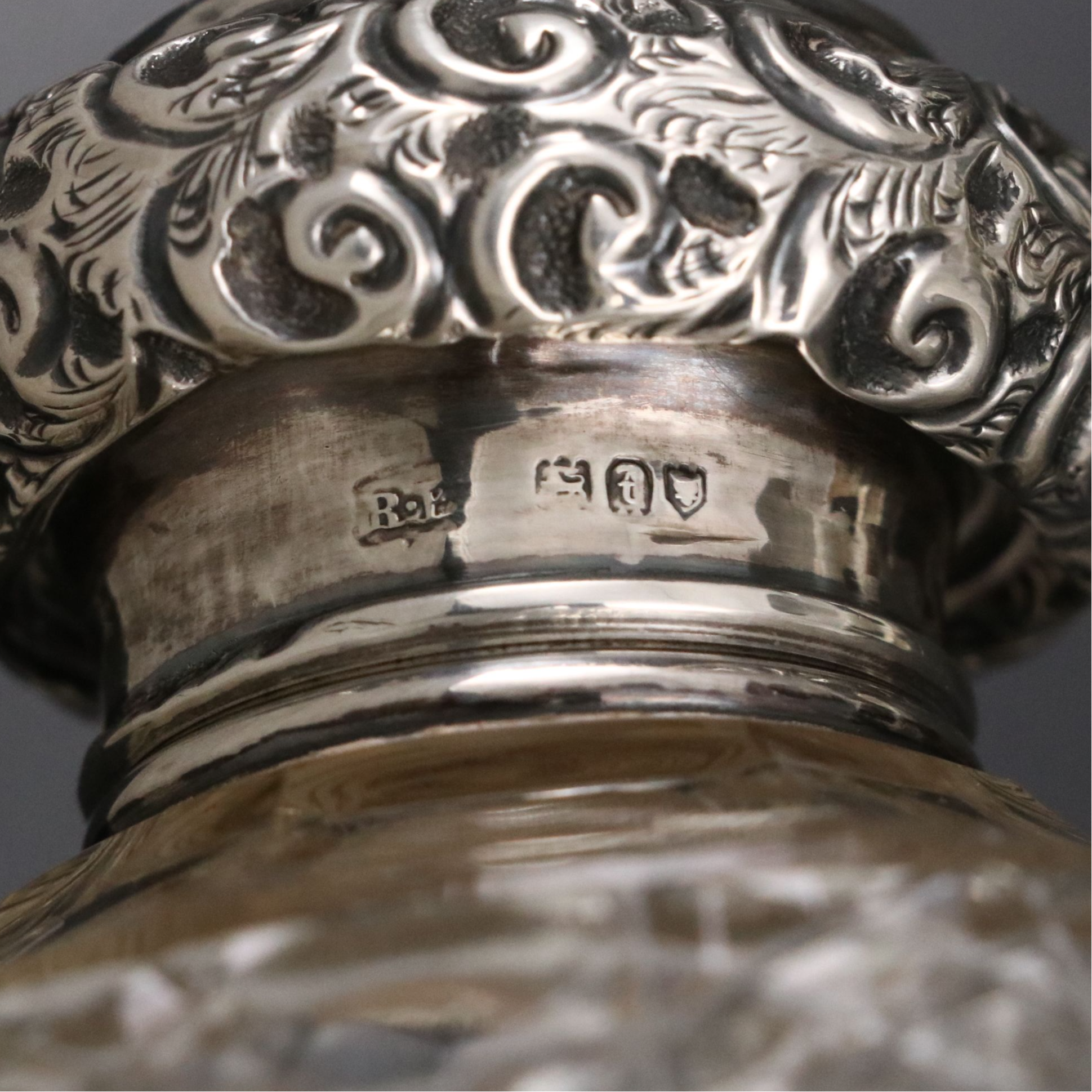 Gorham Sterling Silver Powder Jar and Other Sterling Vanity Items