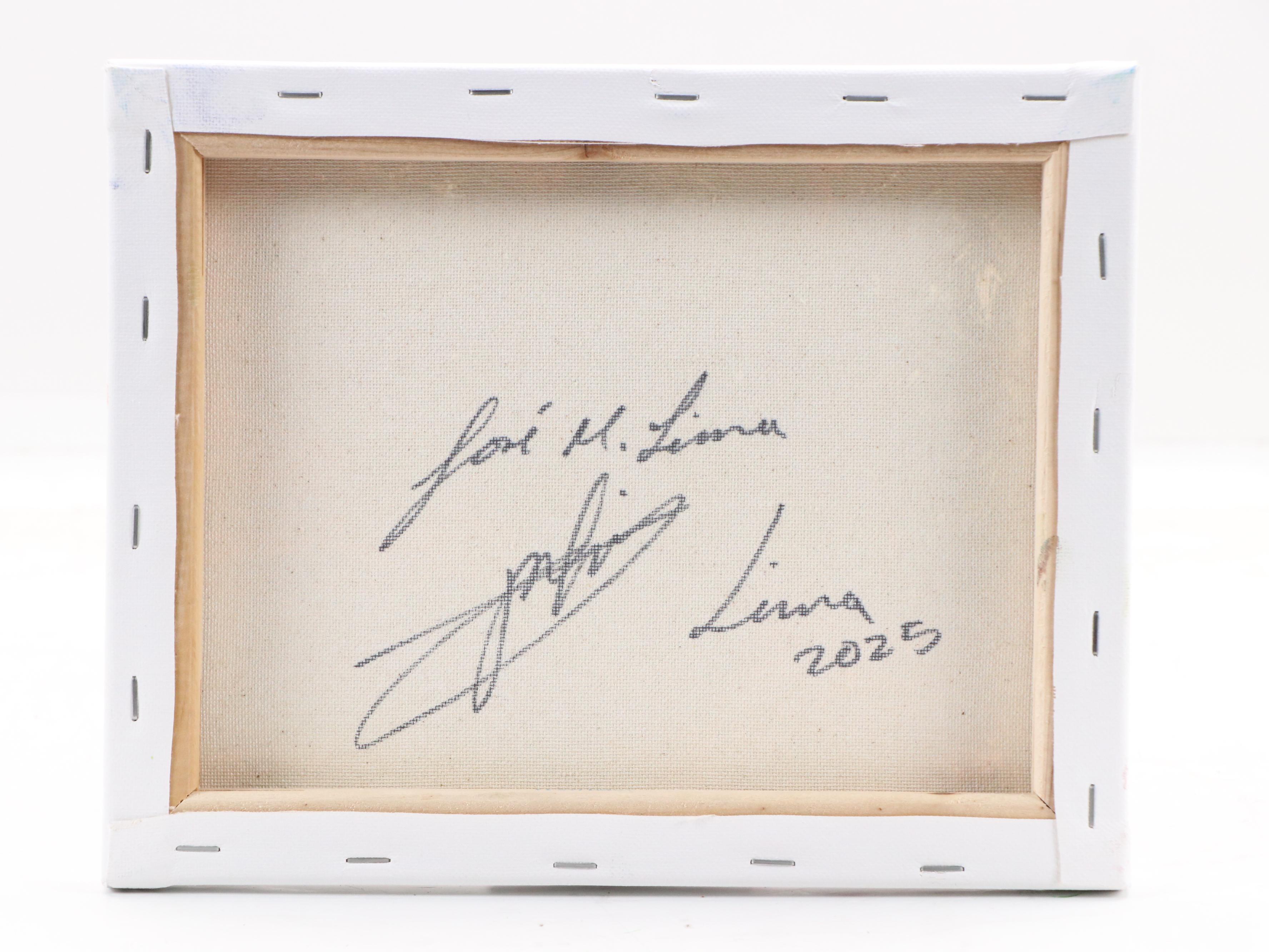 José M. Lima Floral Still Life Oil Painting, 2025